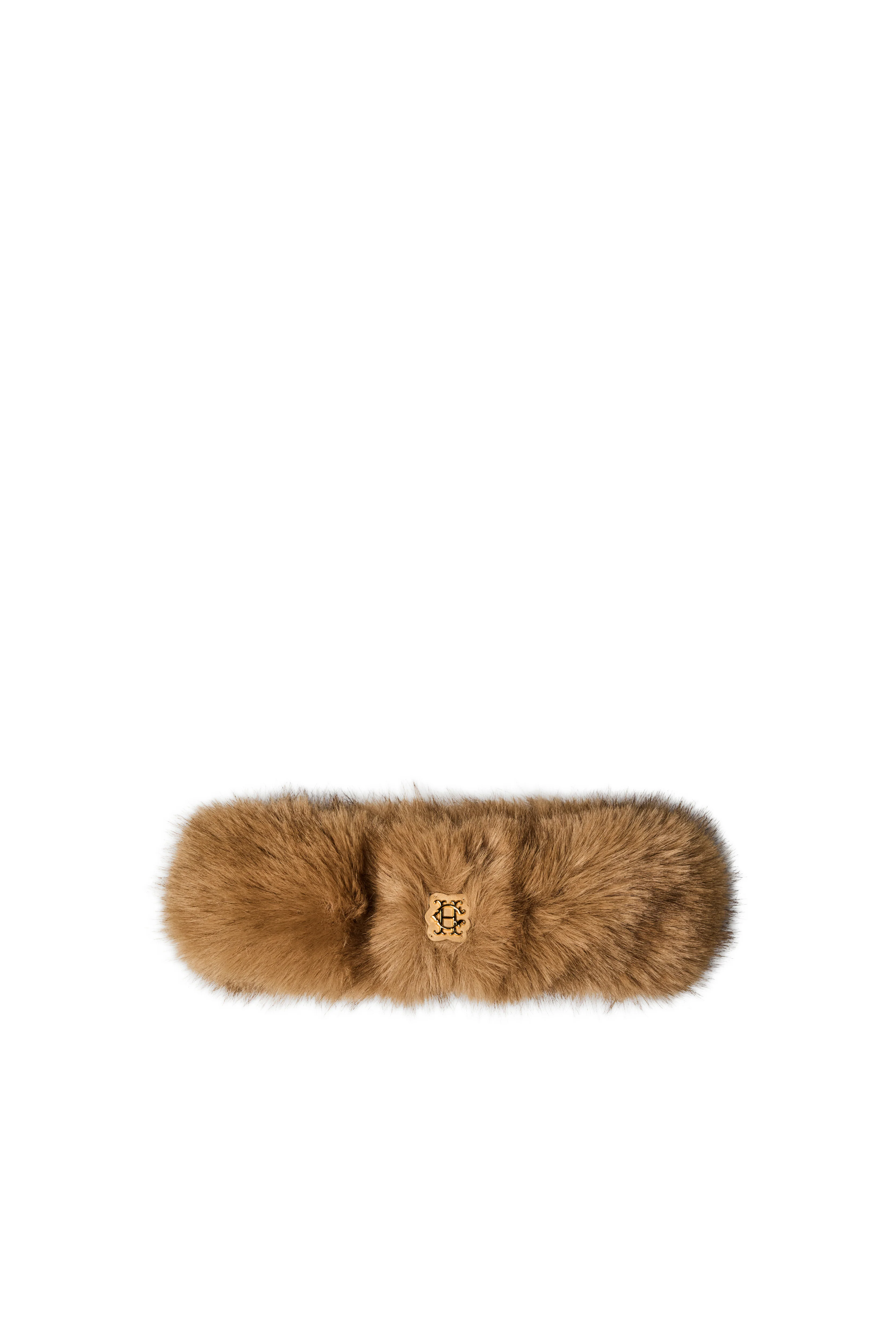 Faux Fur Headband (Caramel) - Image 4