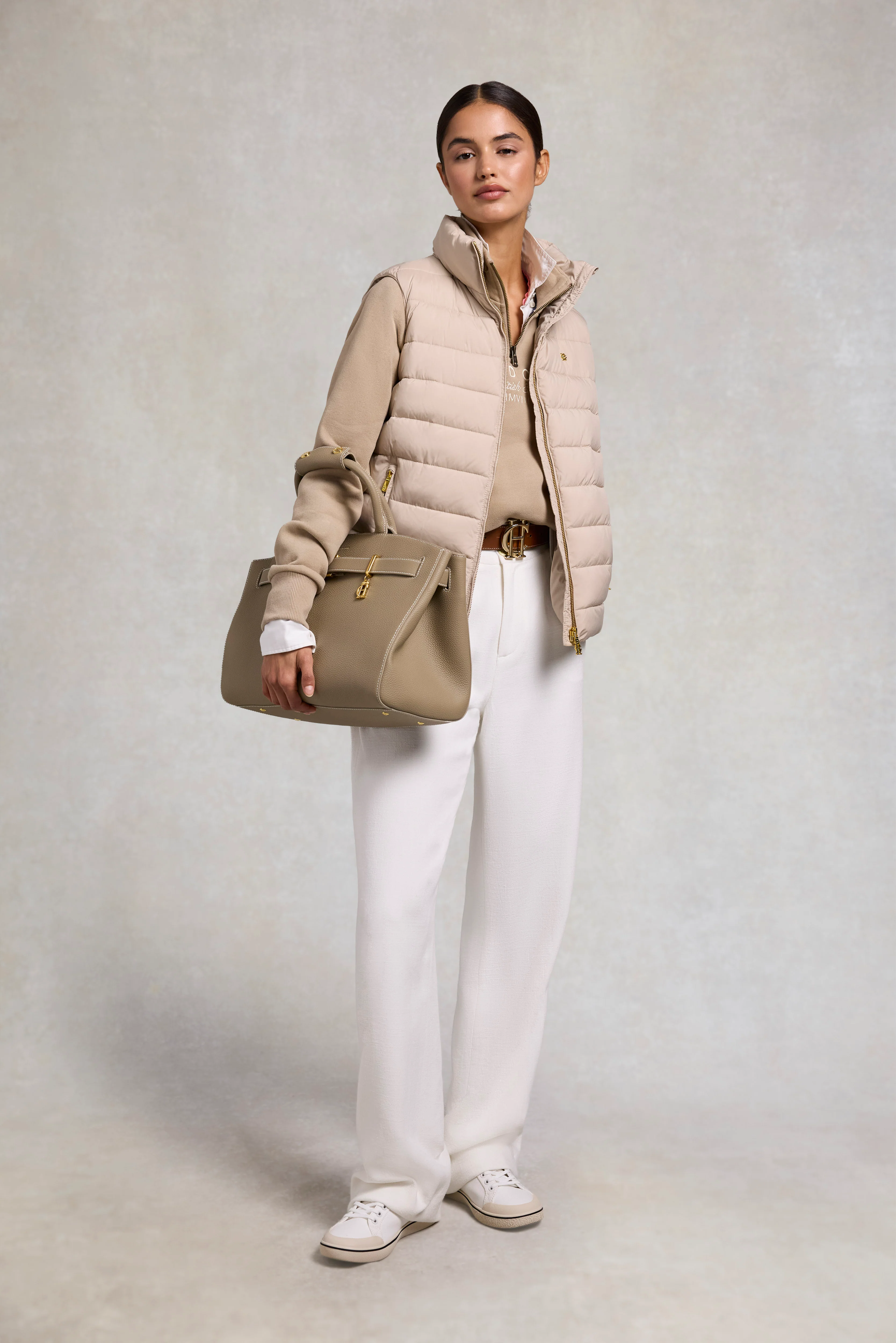 Ferncroft Padded Gilet (Putty) - Image 2