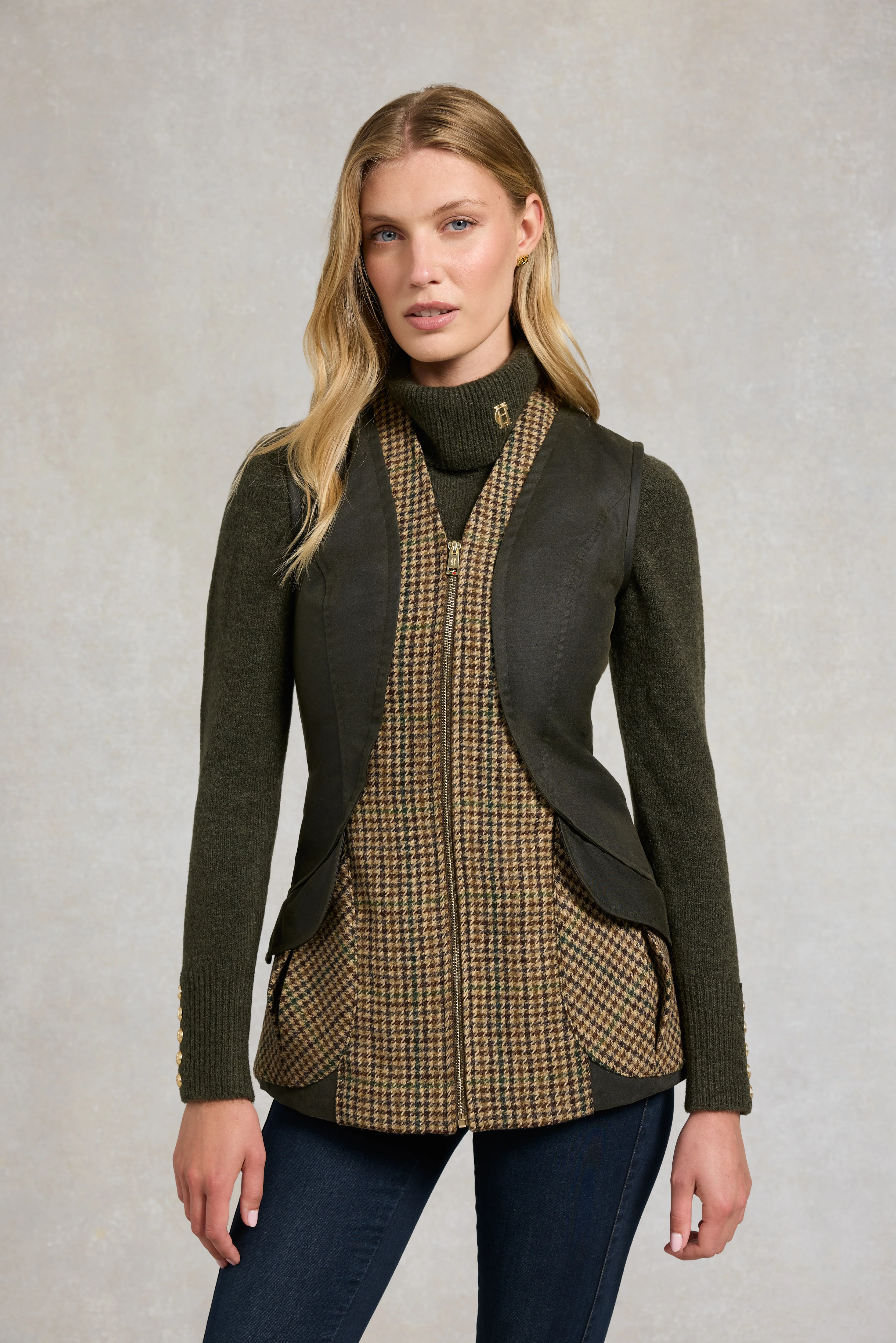 Field Vest (Hailes Green Tweed) - Image 5