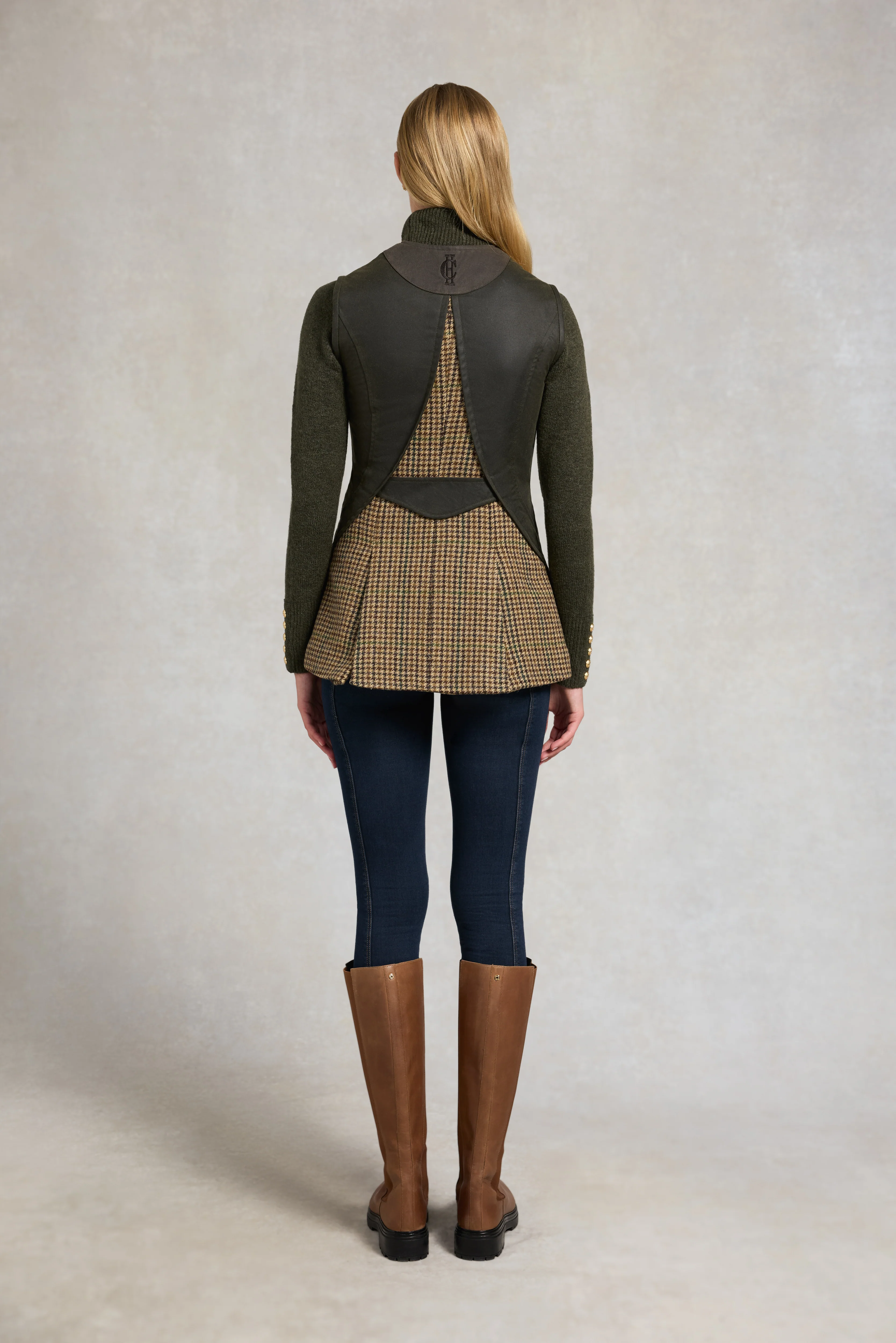 Field Vest (Hailes Green Tweed) - Image 7