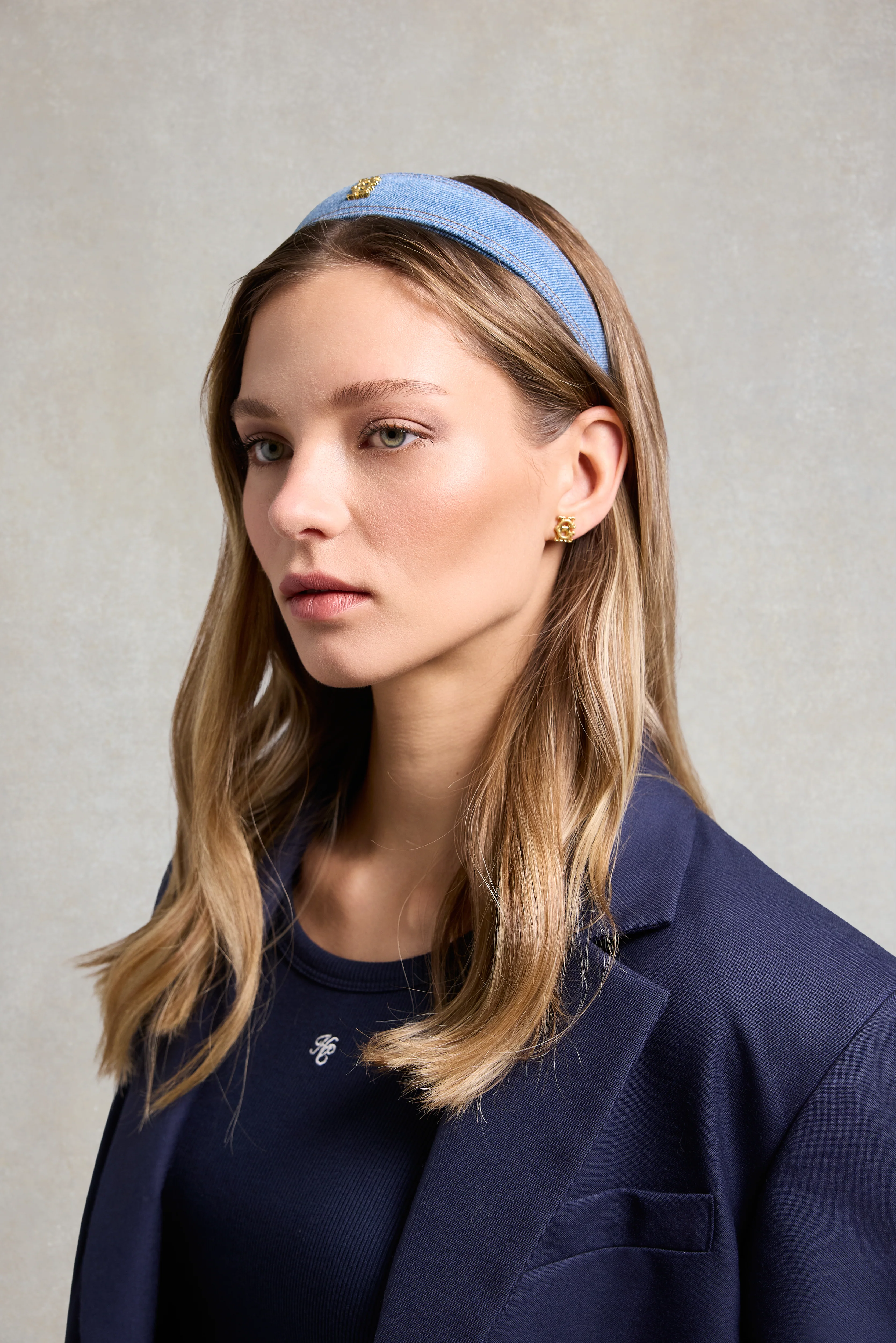 Flat Headband (Denim)
