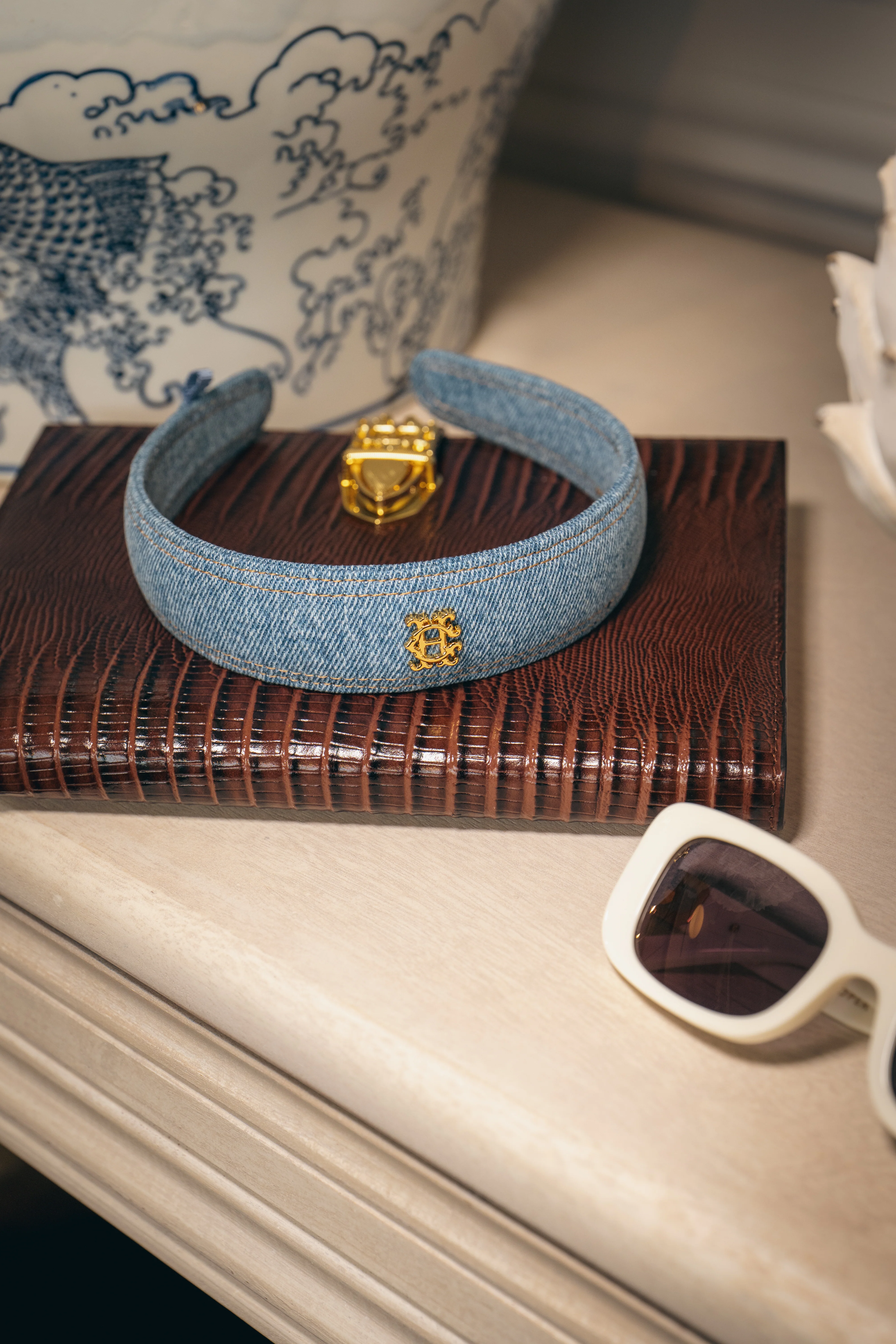 Flat Headband (Denim) - Image 3