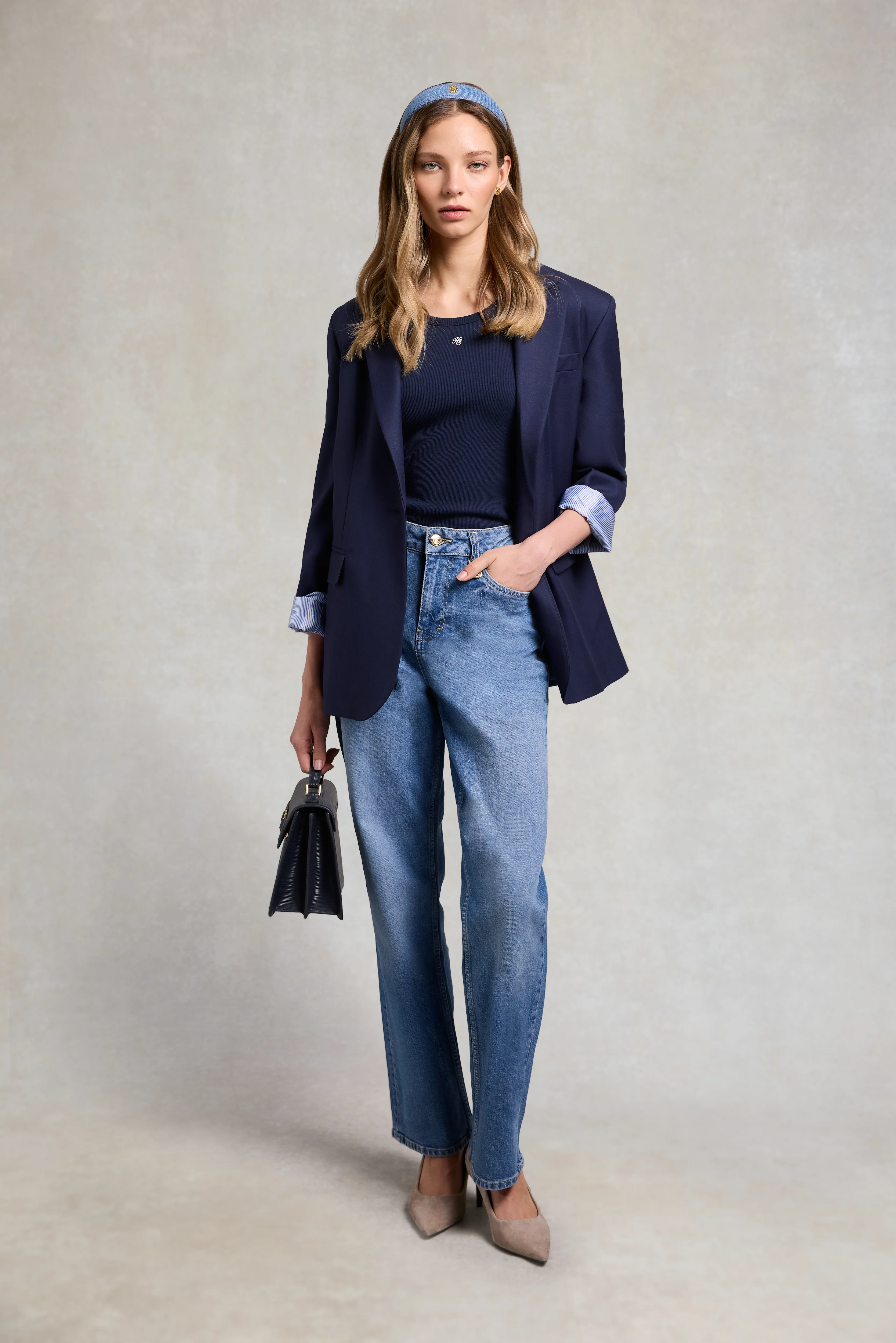 Flat Headband (Denim) - Image 4