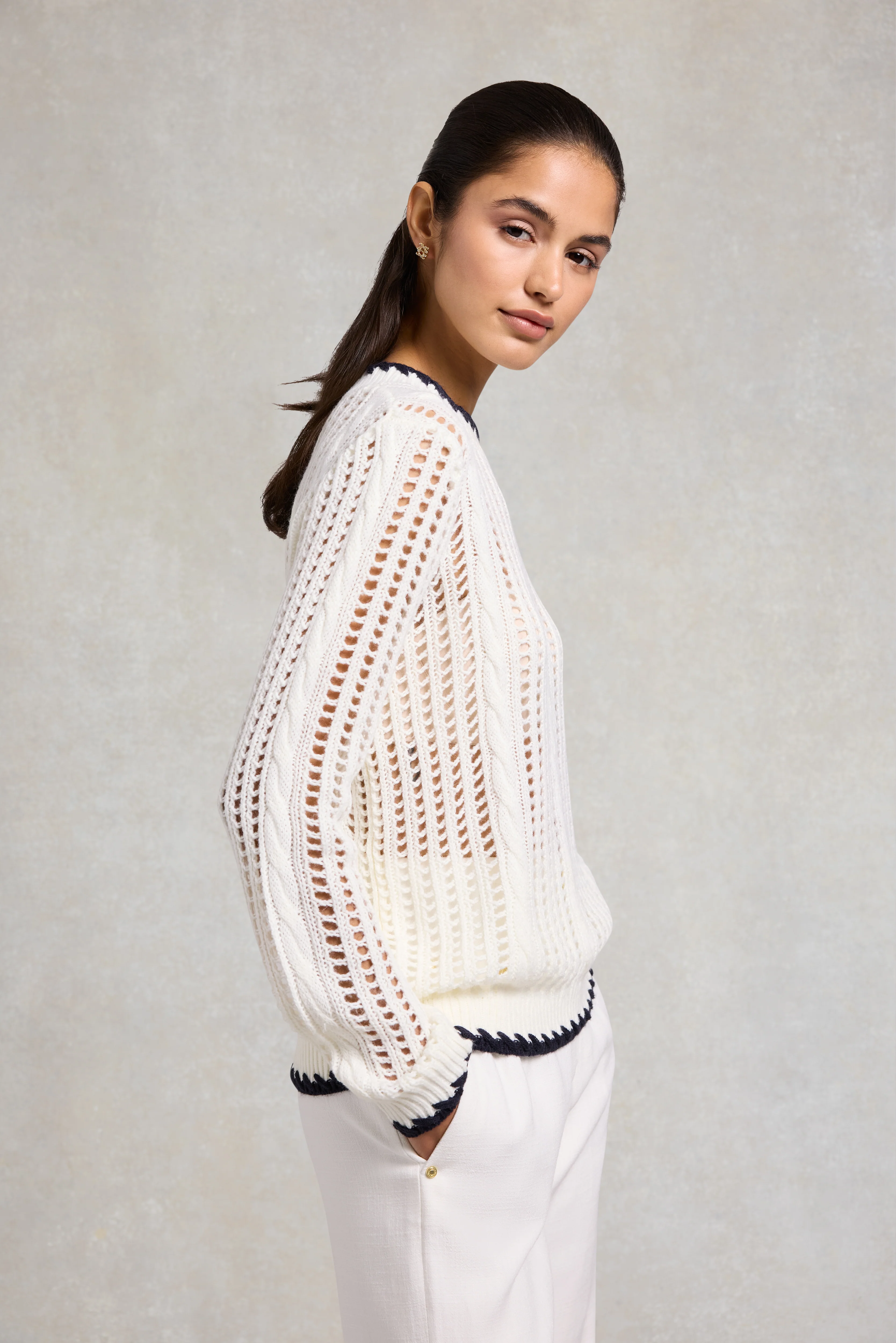 Florence Knitted Top (Natural) - Image 2