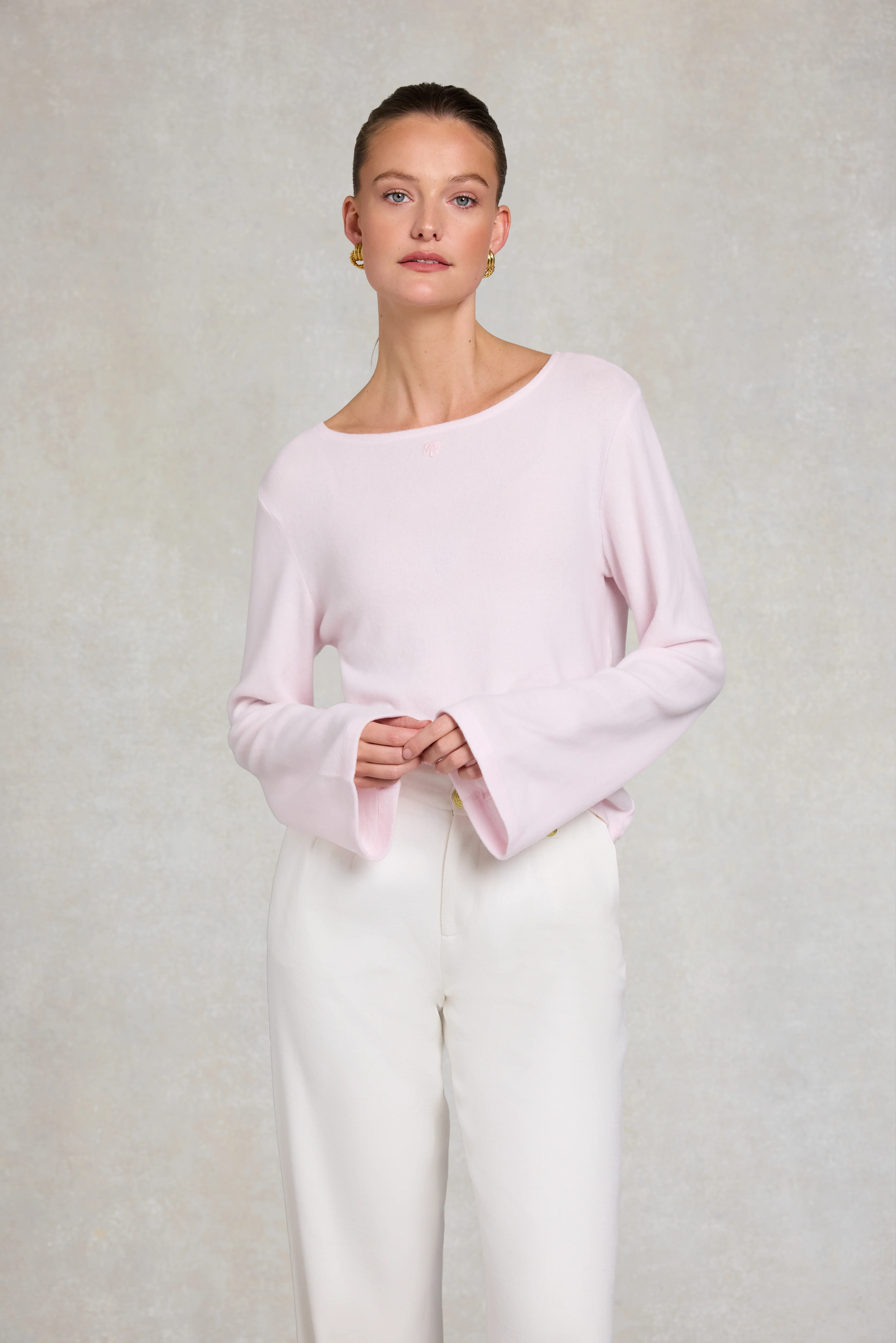 Florence Top (Palest Pink)