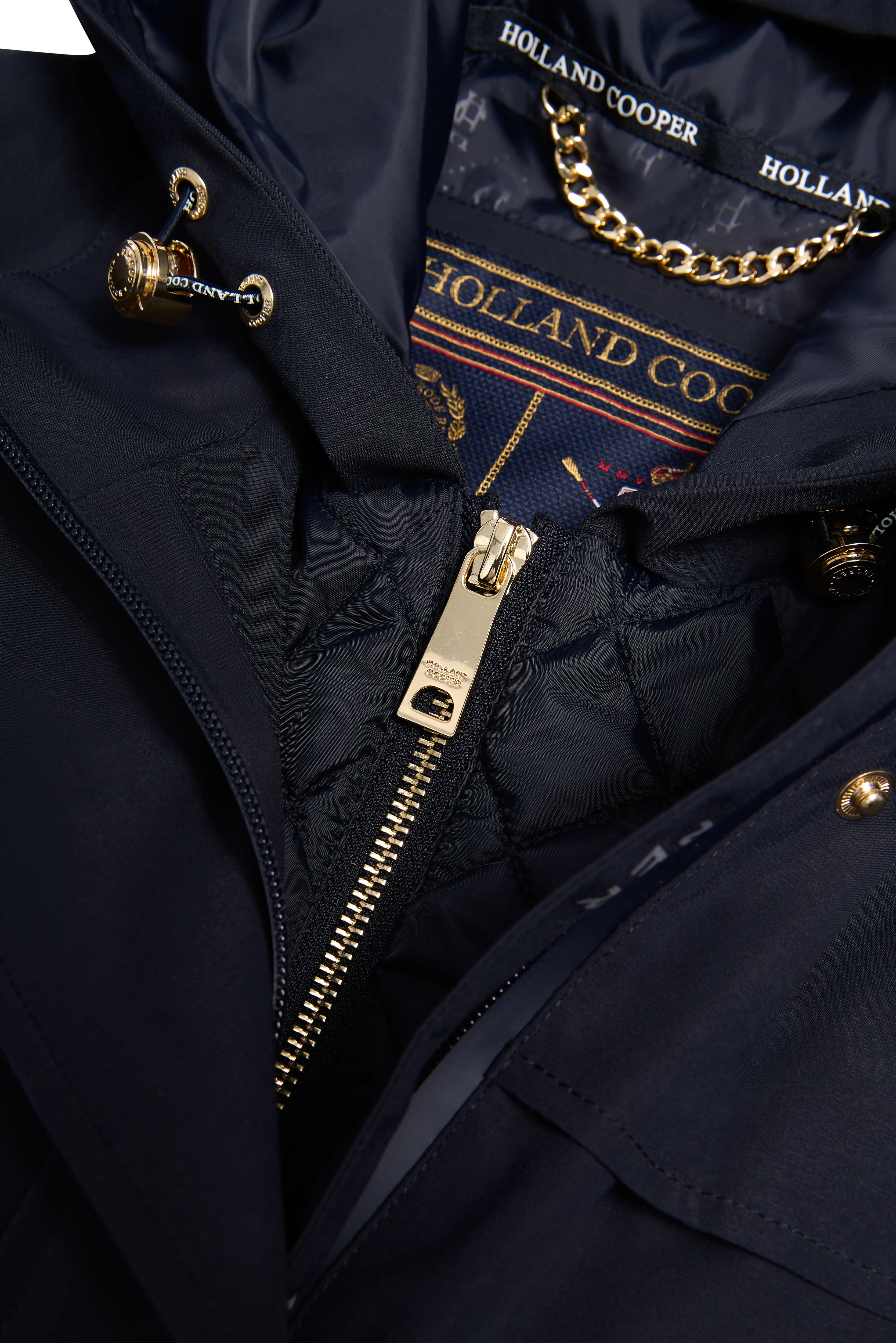 Folgate Rain Coat (Ink Navy) - Image 10