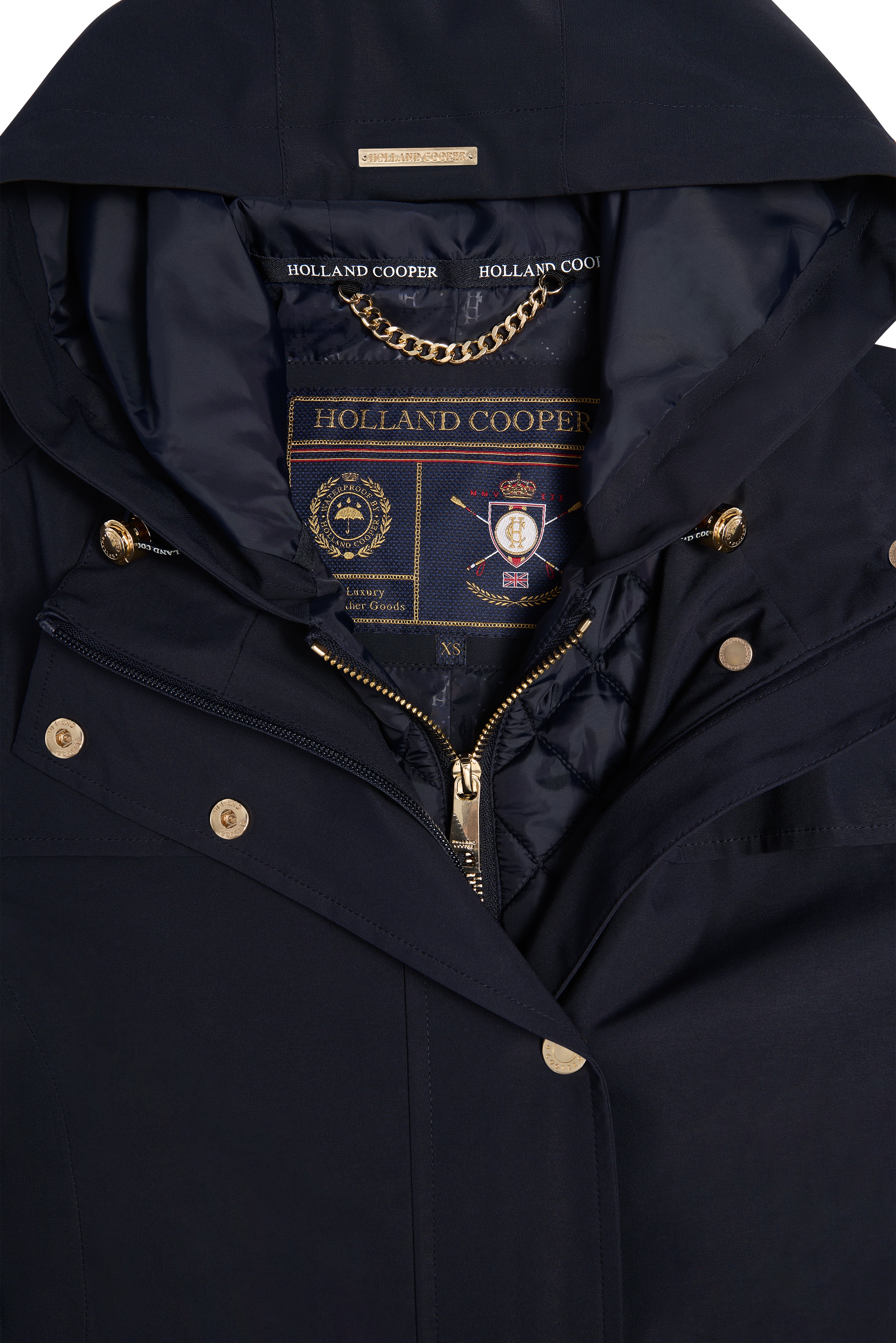 Folgate Rain Coat (Ink Navy) - Image 11