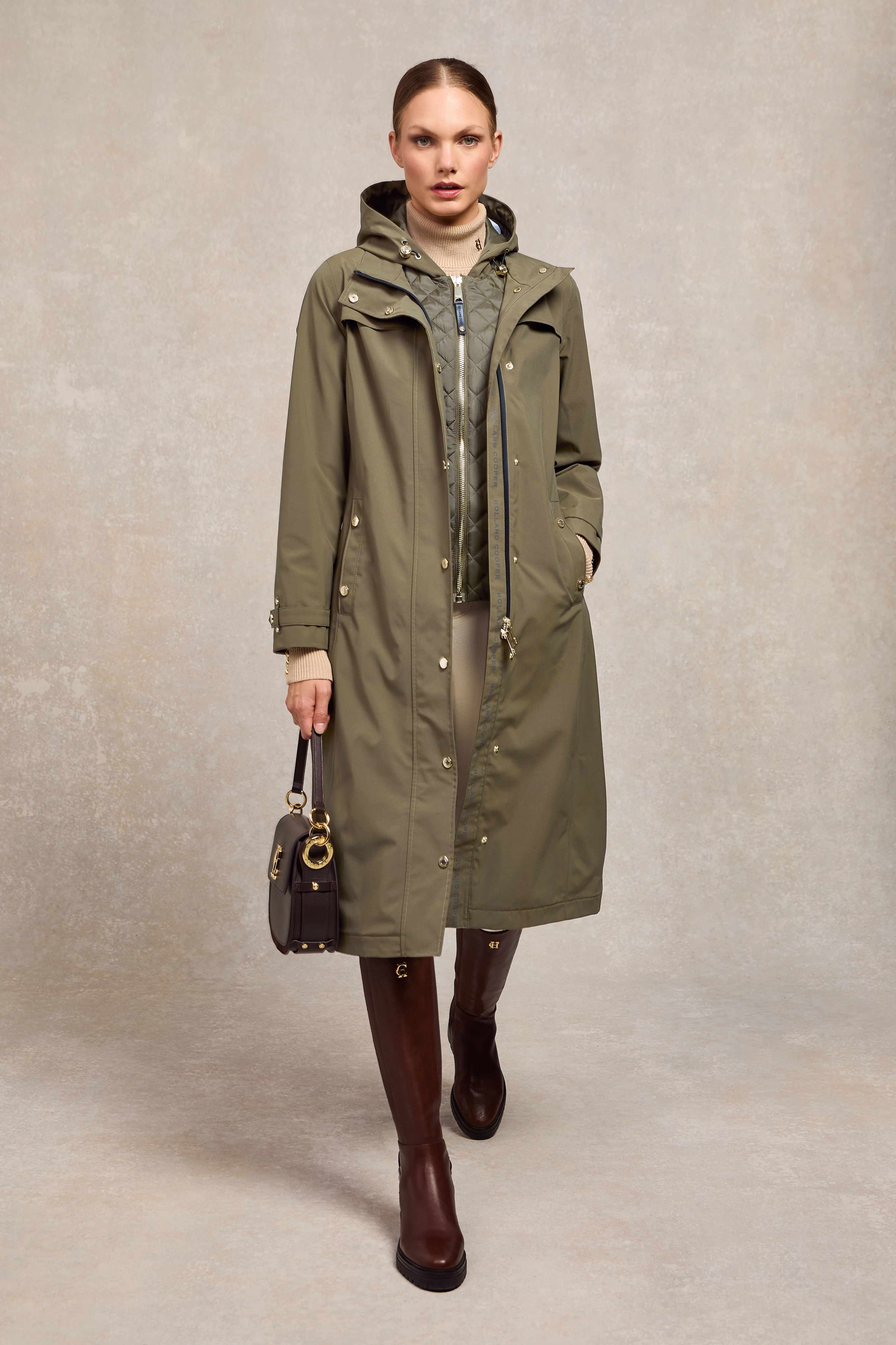Folgate Rain Coat (Soft Khaki) - Image 11