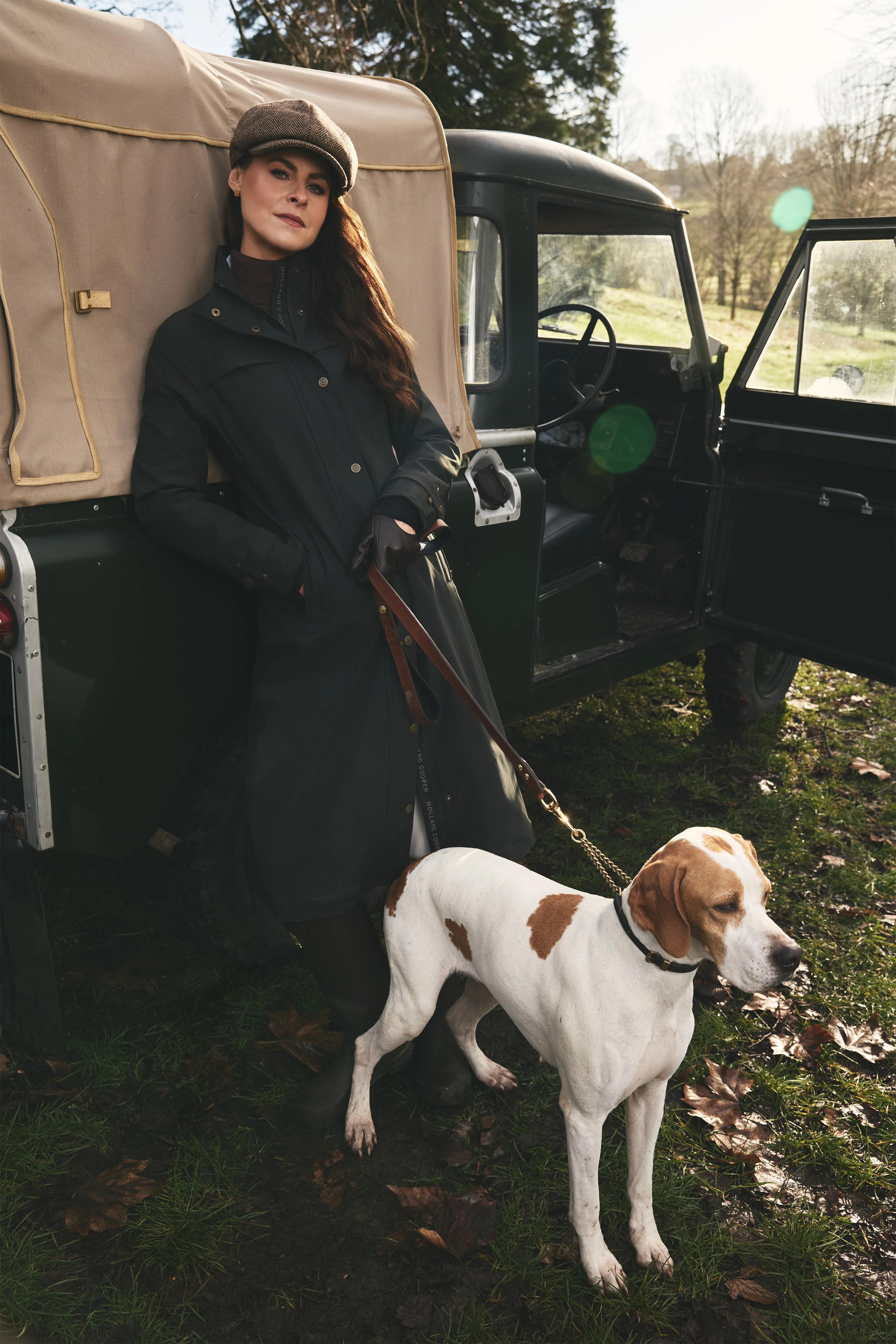 Folgate Coat (Dark Pine Green)