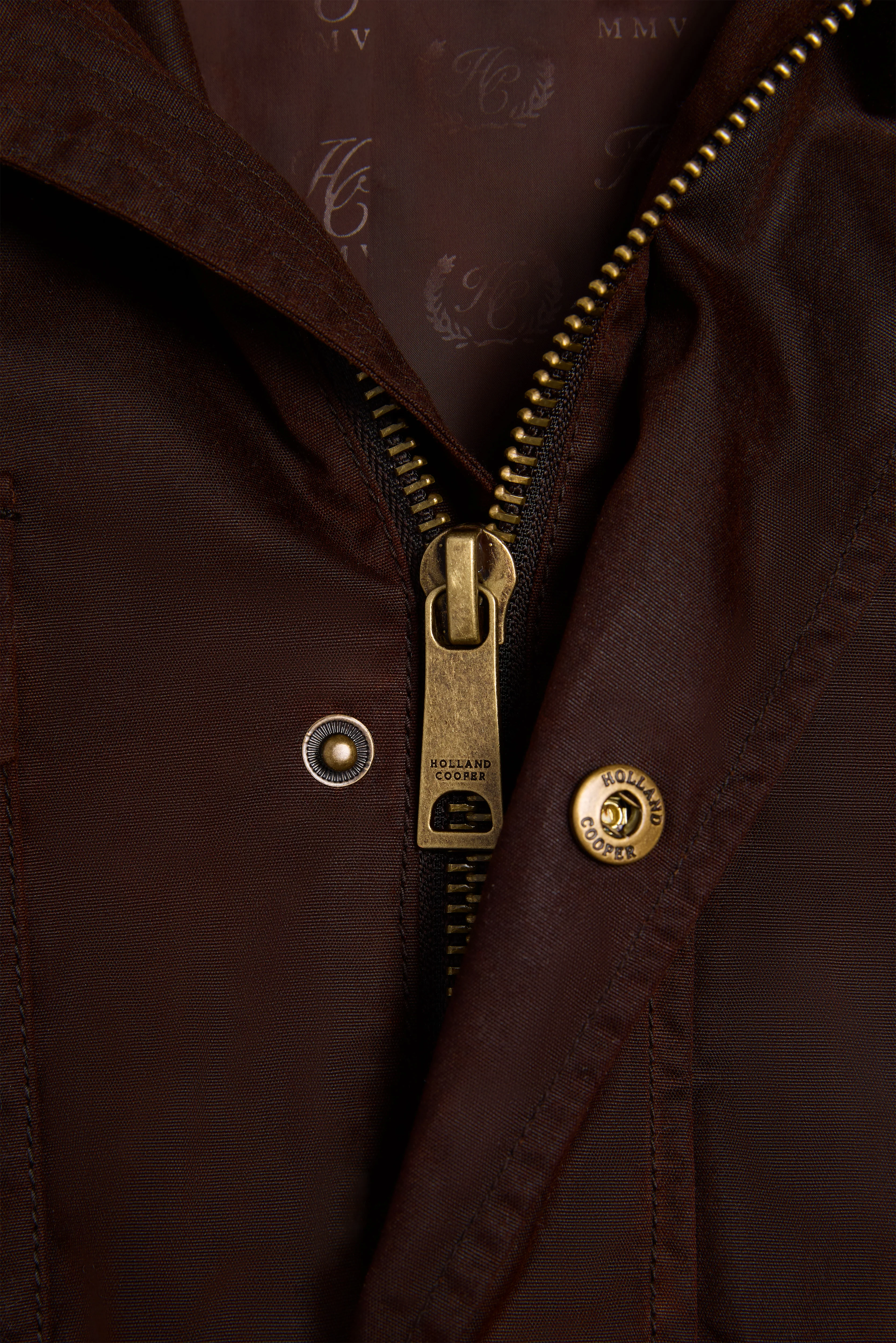 Four Pocket Wax Jacket (Chocolate) - Image 10