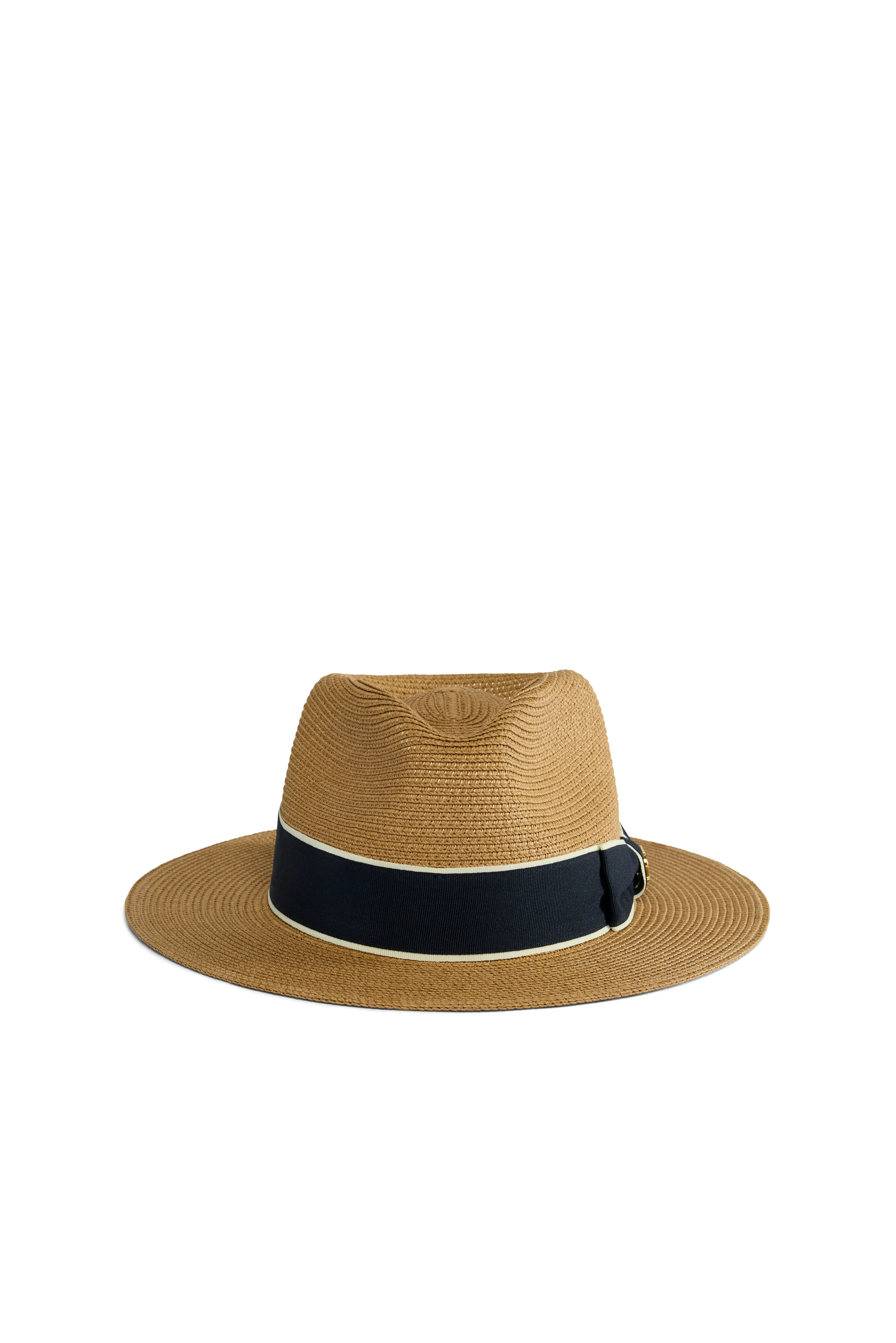 Francesca Hat (Camel Navy Bow) - Image 4