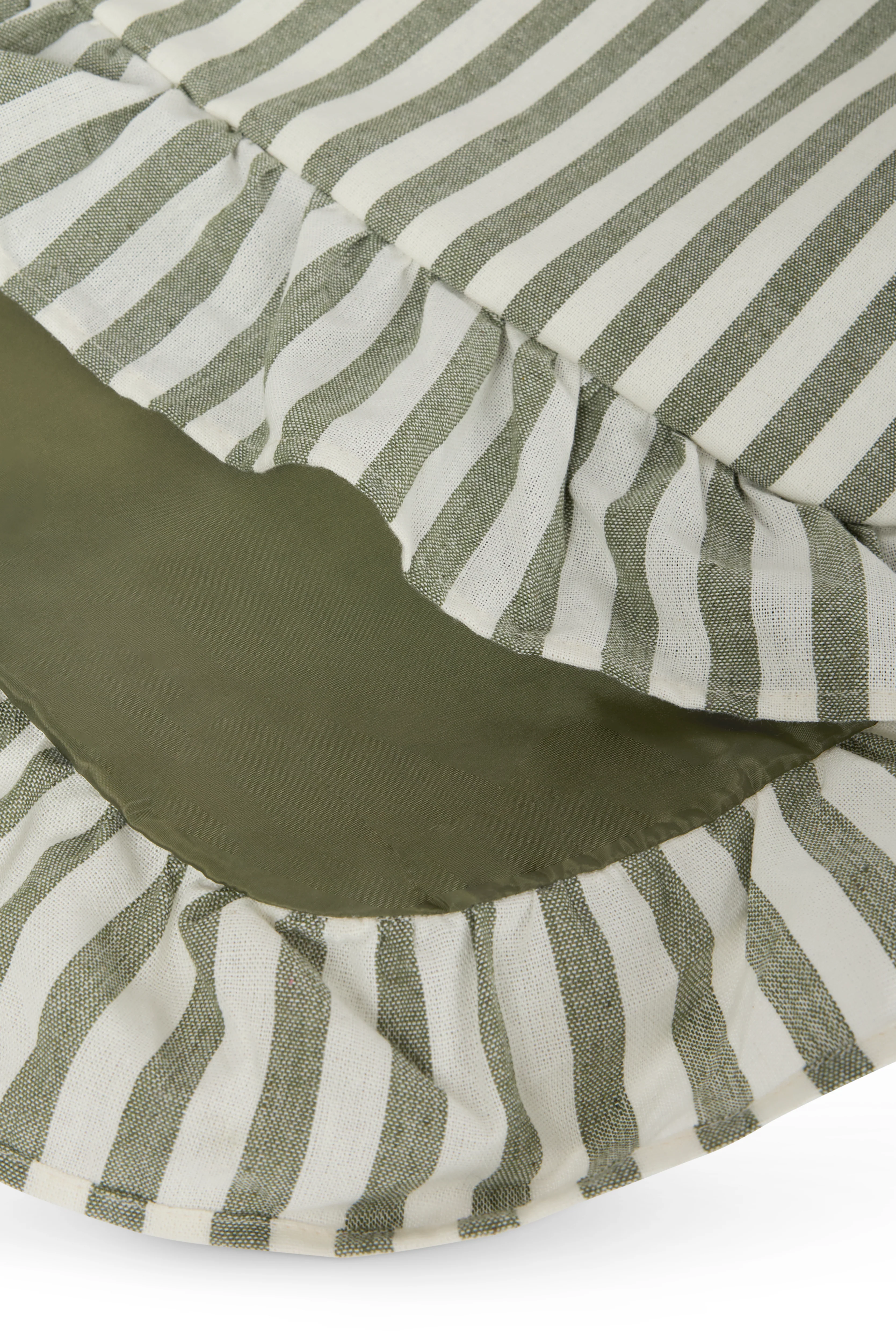 Frilled Picnic Blanket (Green Stripe) - Image 8