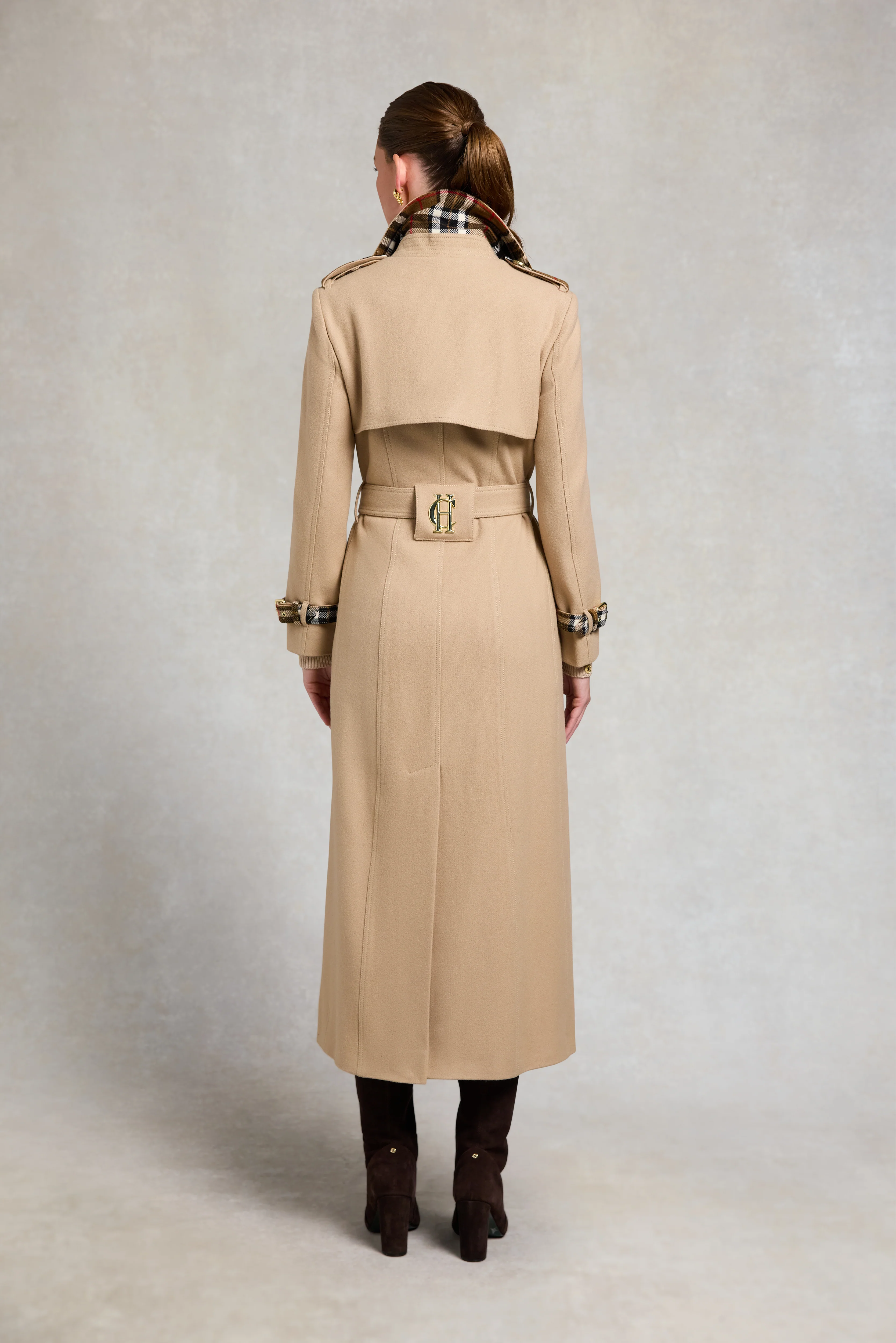 Full Length Chelsea Trench Coat (Camel) - Image 6