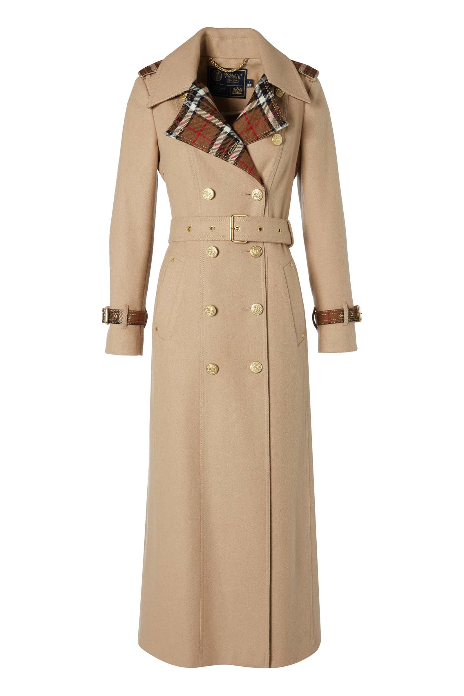 Full Length Chelsea Trench Coat (Camel) - Image 7