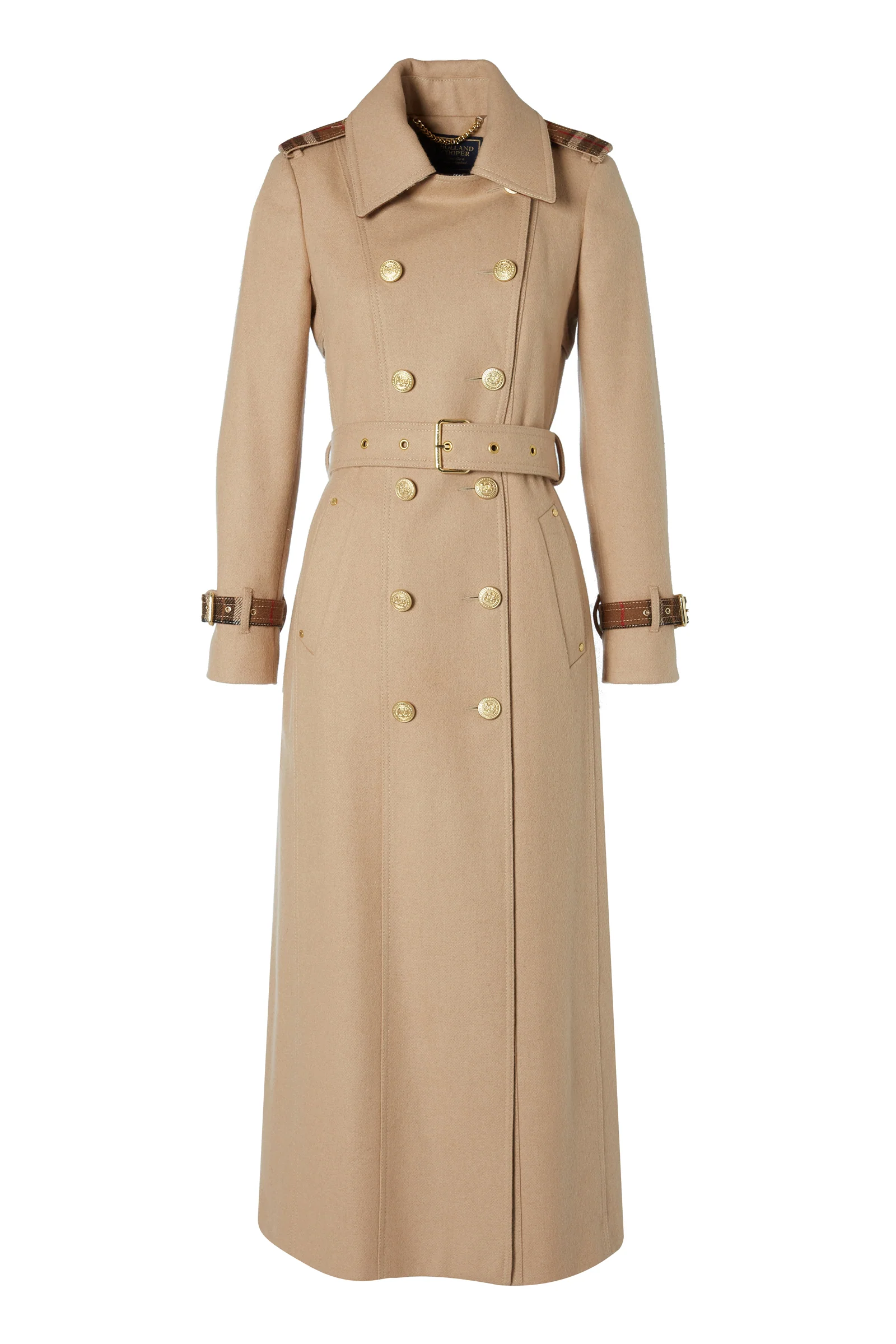 Full Length Chelsea Trench Coat (Camel) - Image 8
