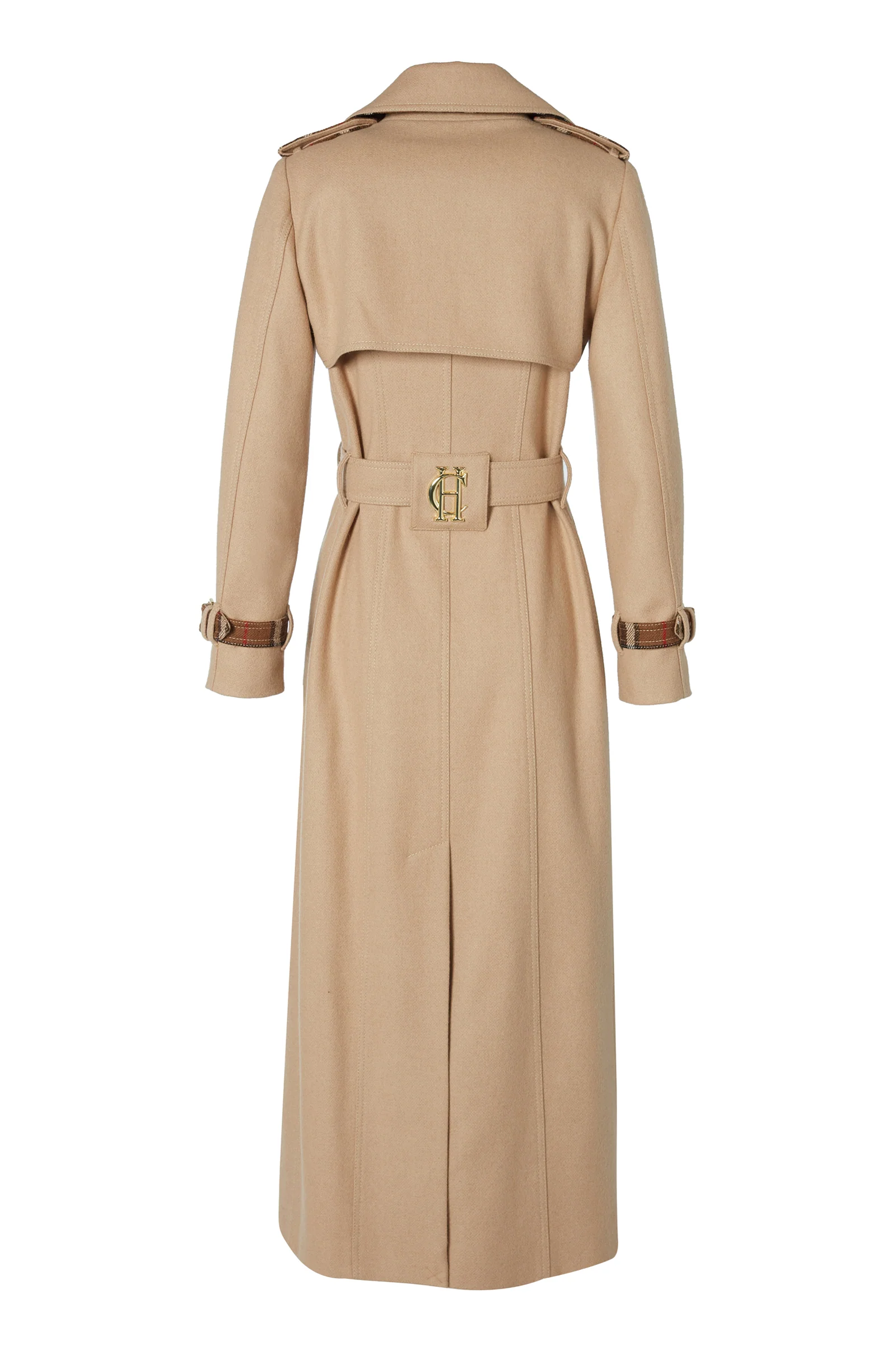 Full Length Chelsea Trench Coat (Camel) - Image 9
