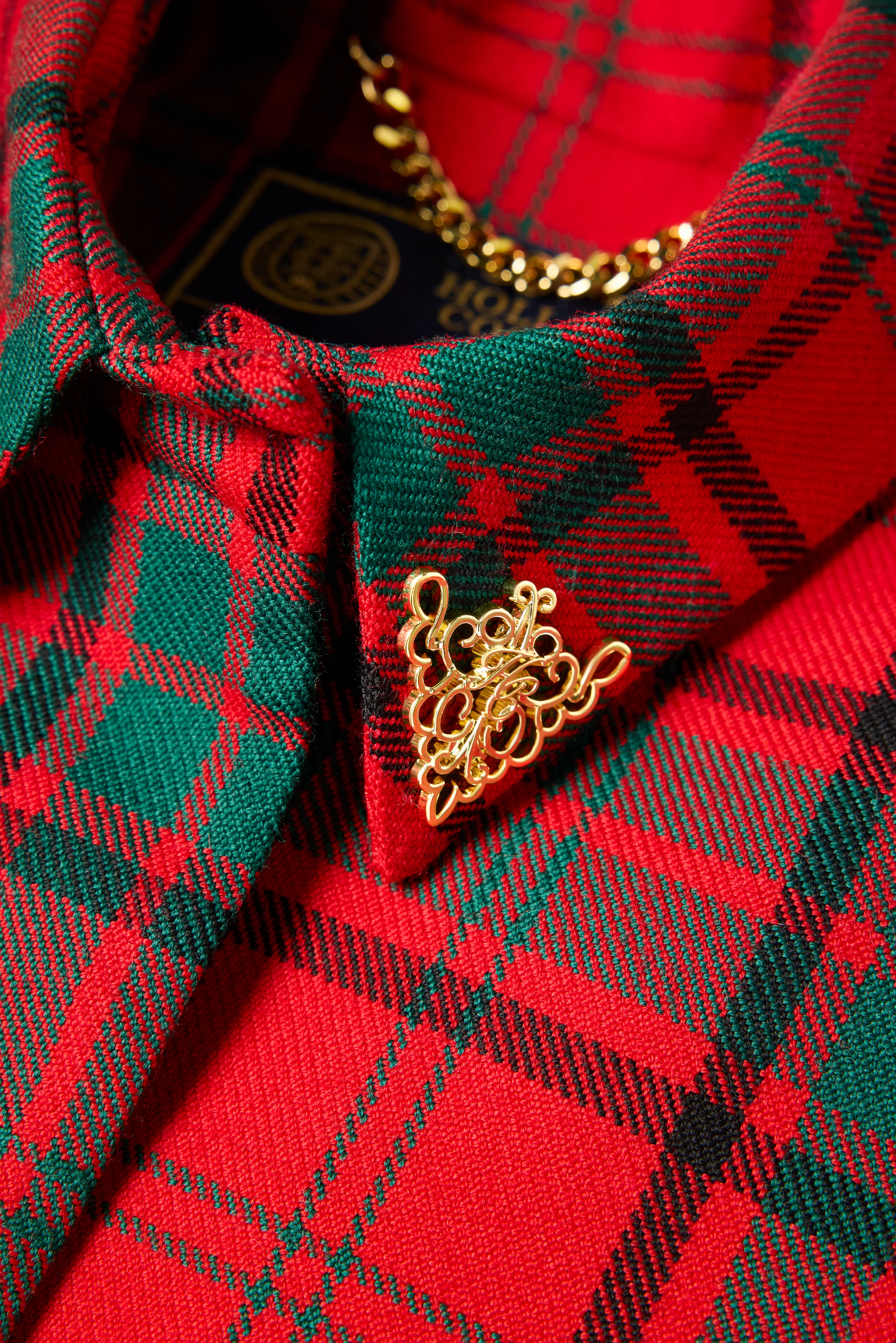 Full Length Knightsbridge Cape (Red Tartan) - Image 5