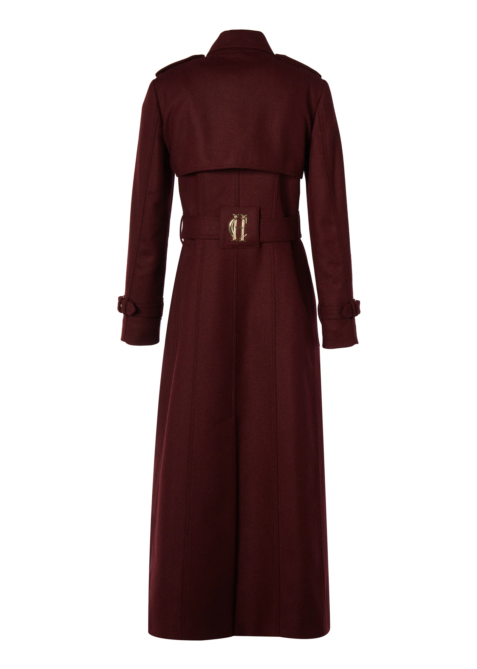 Full Length Marlborough Trench Coat (Mulberry) - Image 7