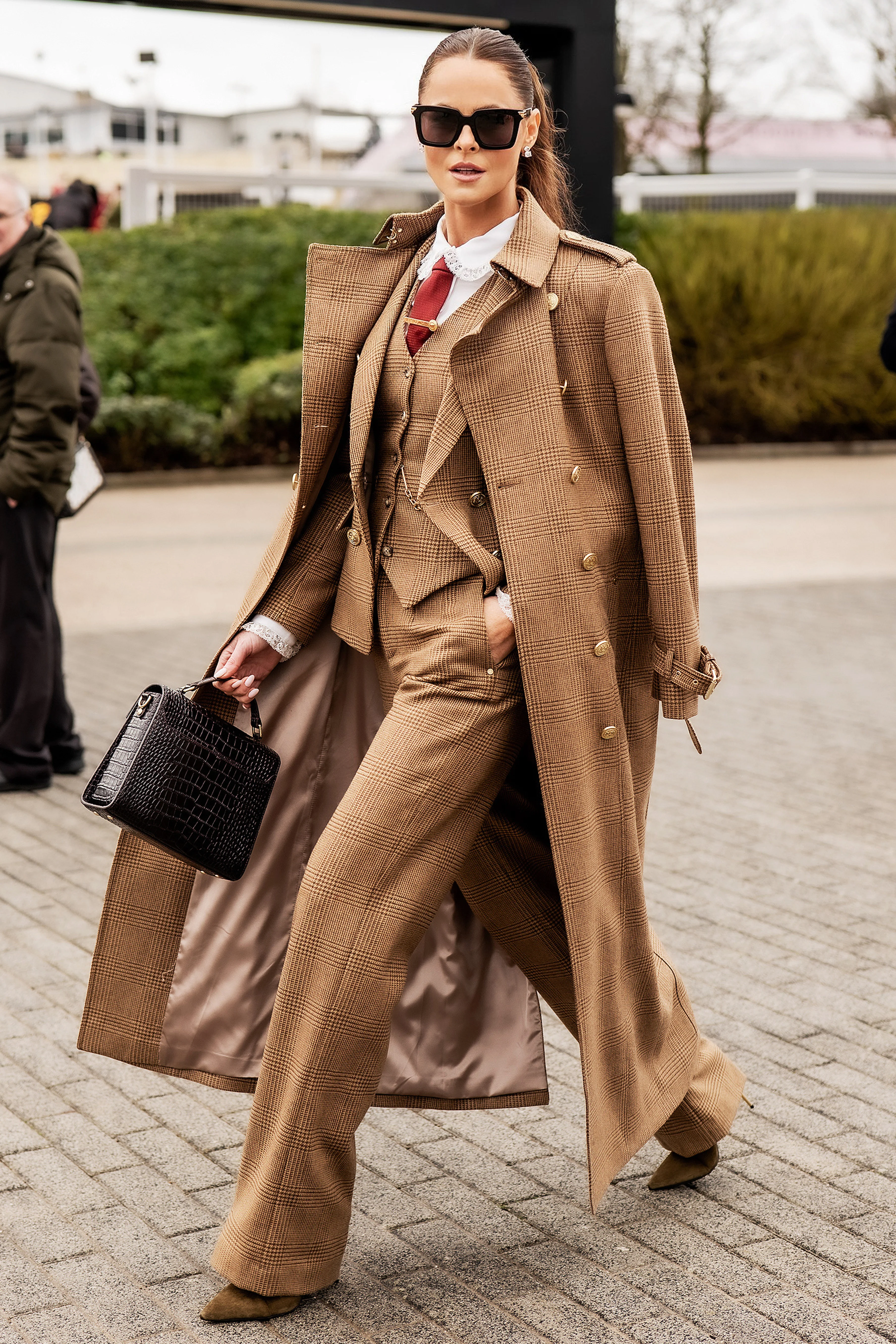 Full Length Marlborough Trench Coat (Tawny) - Image 10