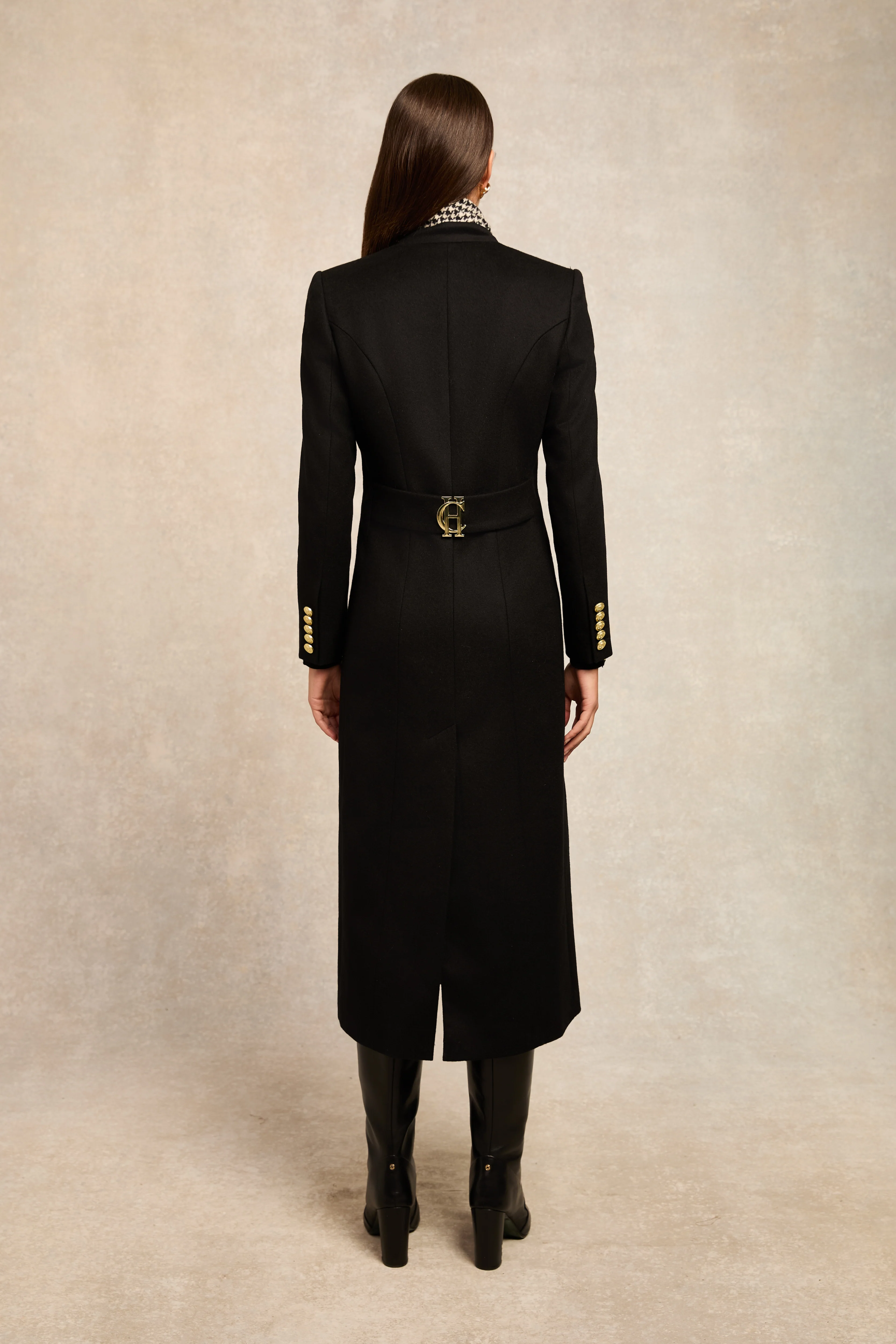 Full Length Regency Coat (Soft Black) - Image 2