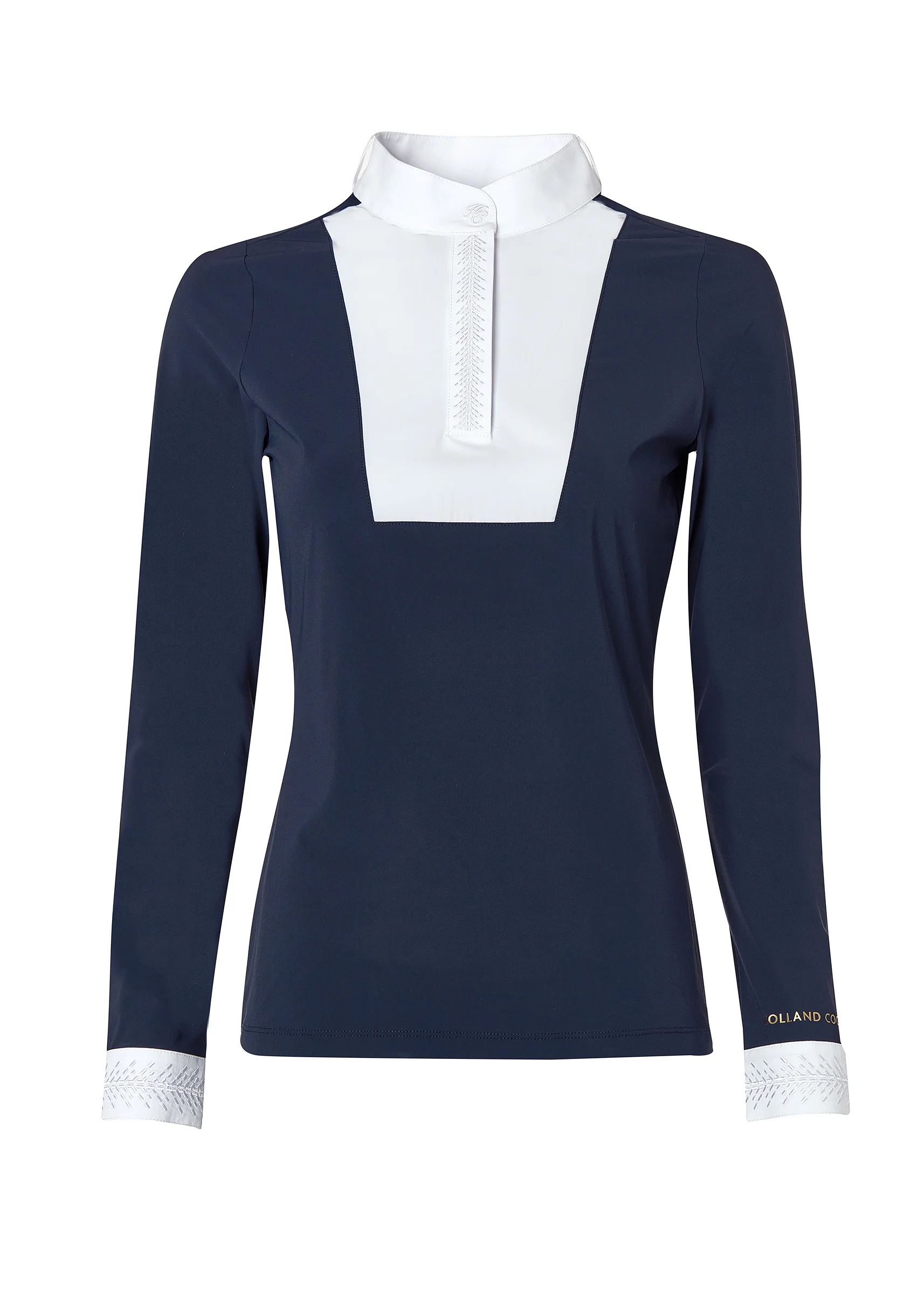 Gatcombe Long Sleeve Show Shirt (Ink Navy) - Image 4