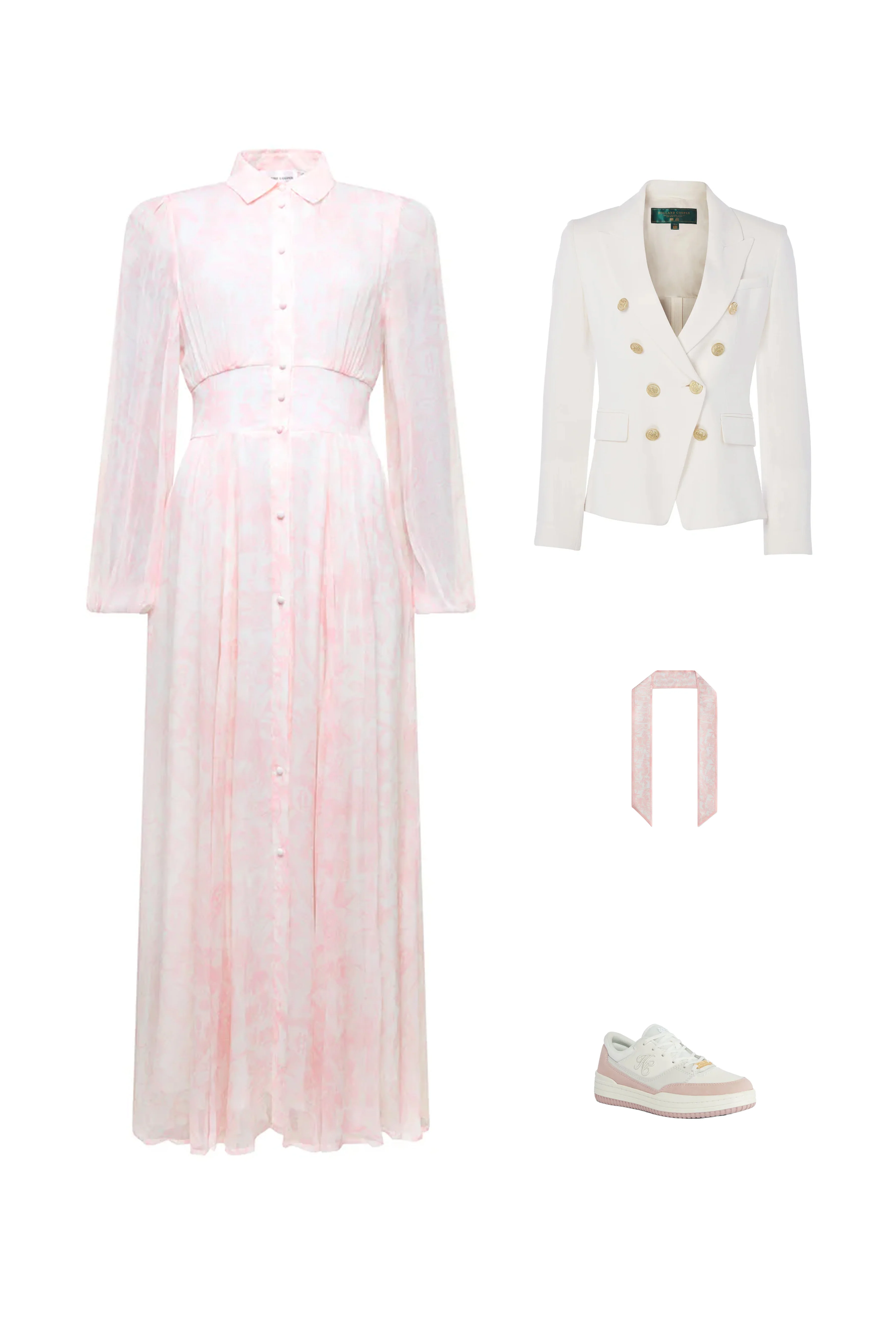 Georgie Goss’s Badminton Trot Up 1 Paros Dress Look - Image 3