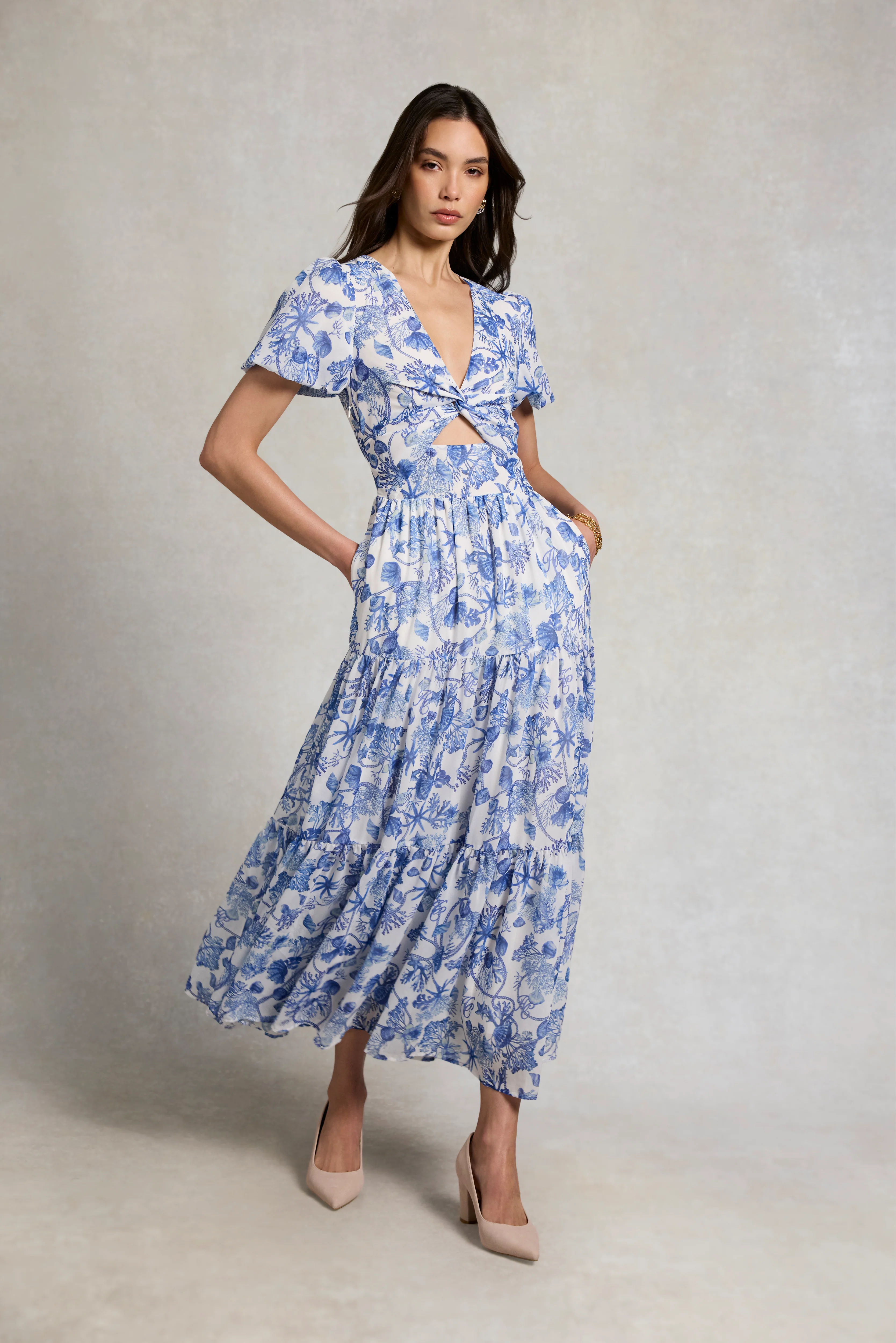 Giselle Dress (Blue Seashell)
