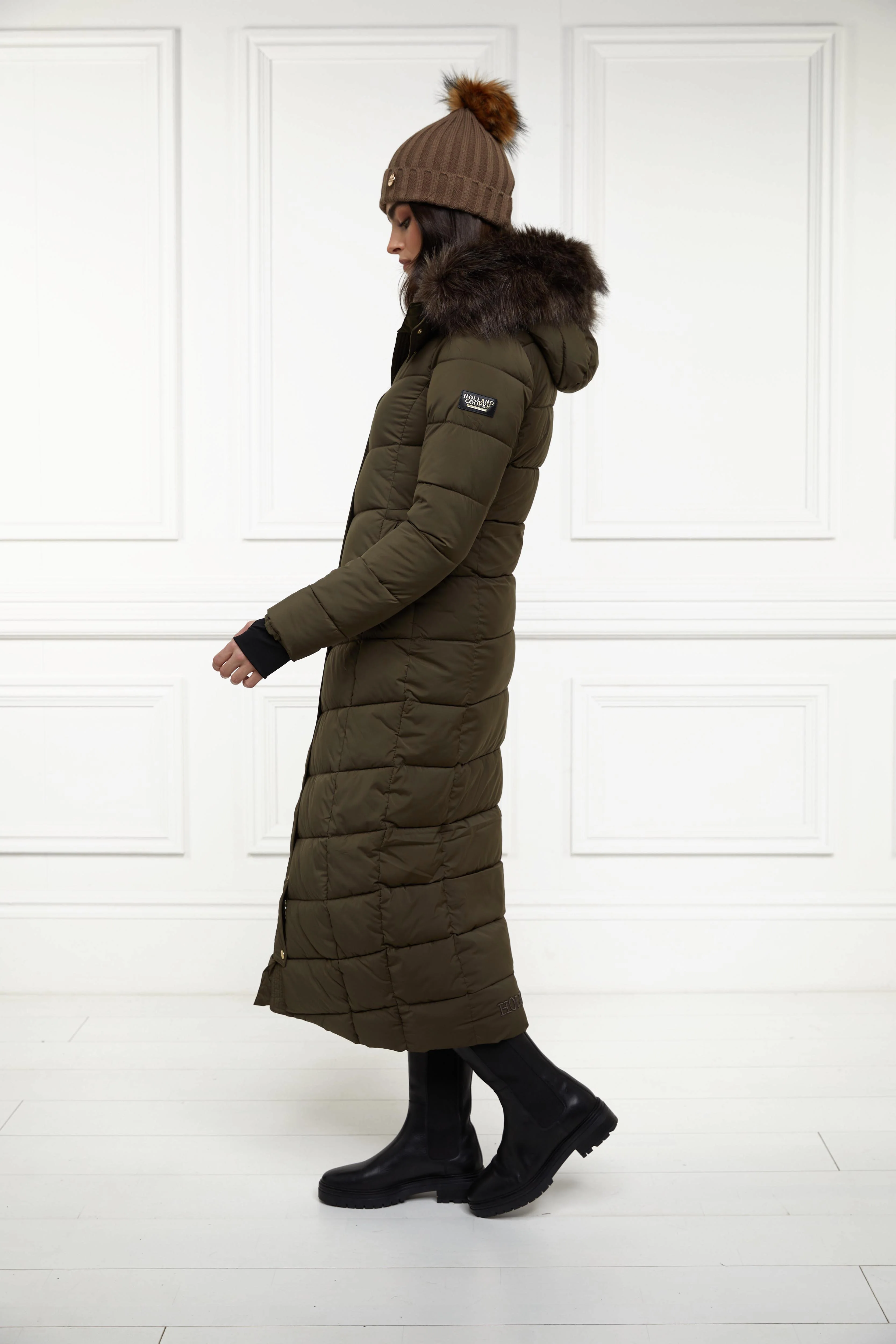Glacier Full Length Puffer (Khaki) - Image 3