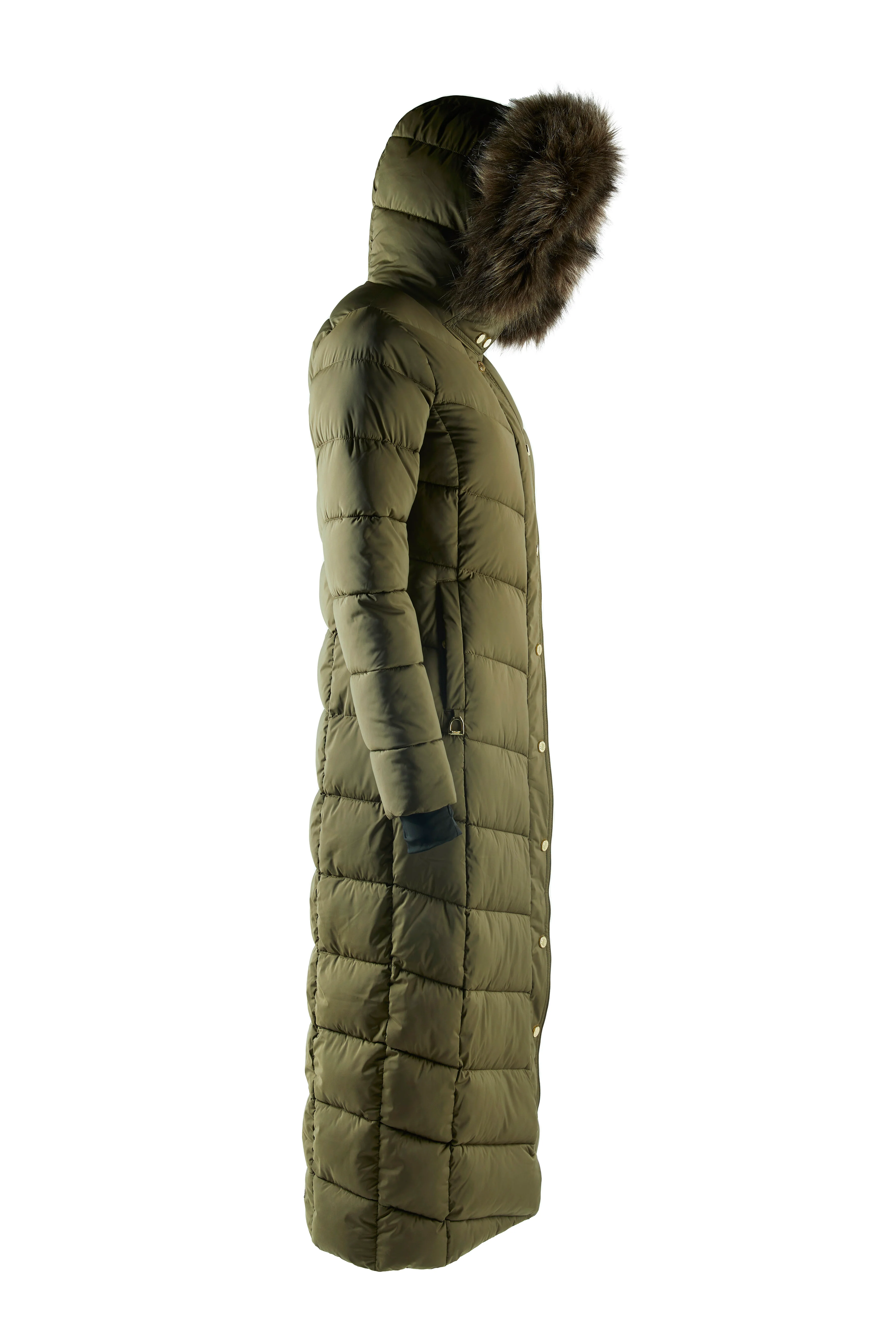Glacier Full Length Puffer (Khaki) - Image 8
