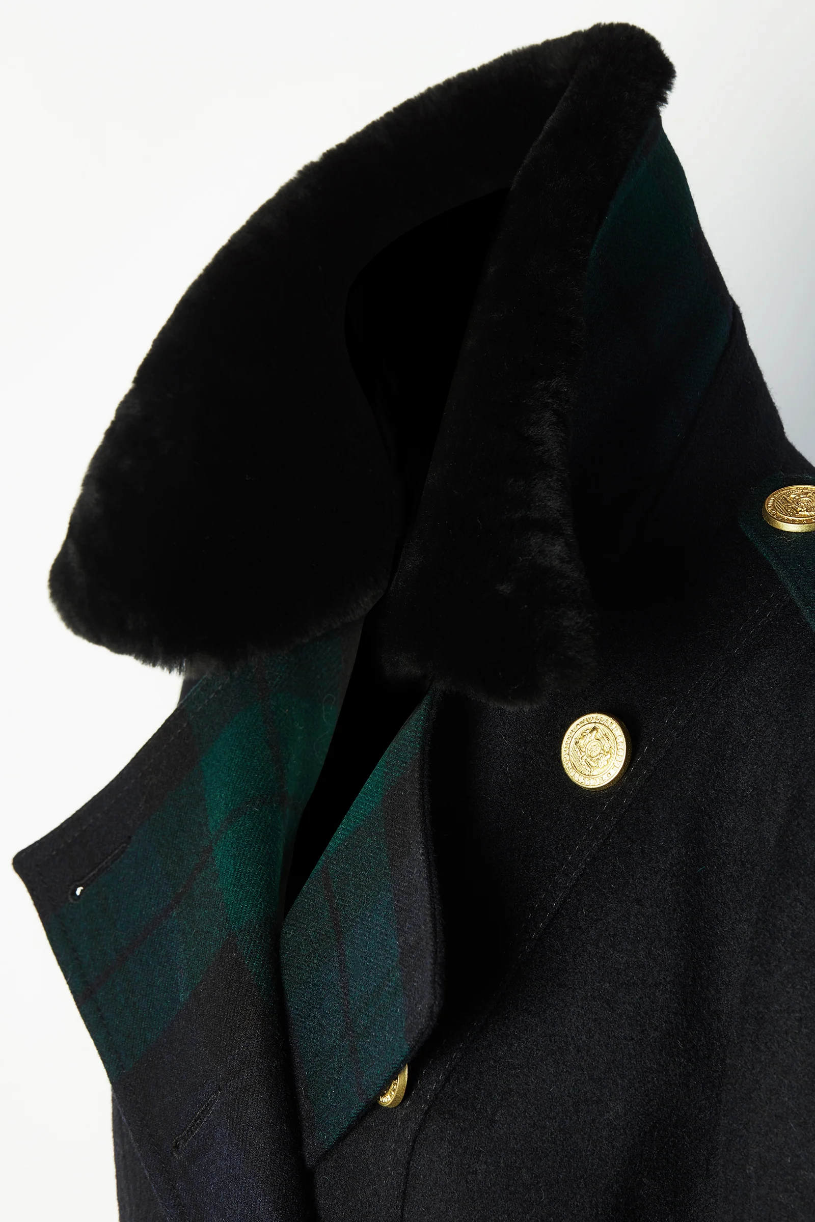 Gold Label Trench (Soft Navy Blackwatch) - Image 9