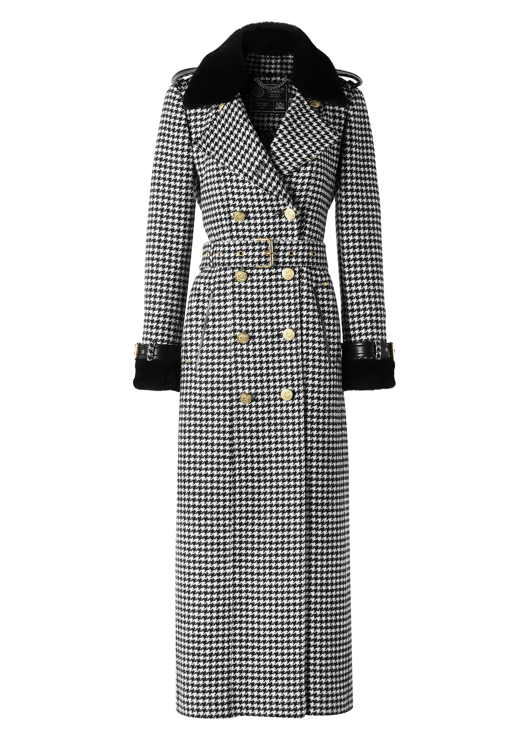 Gold Label Trench (Houndstooth) - Image 4