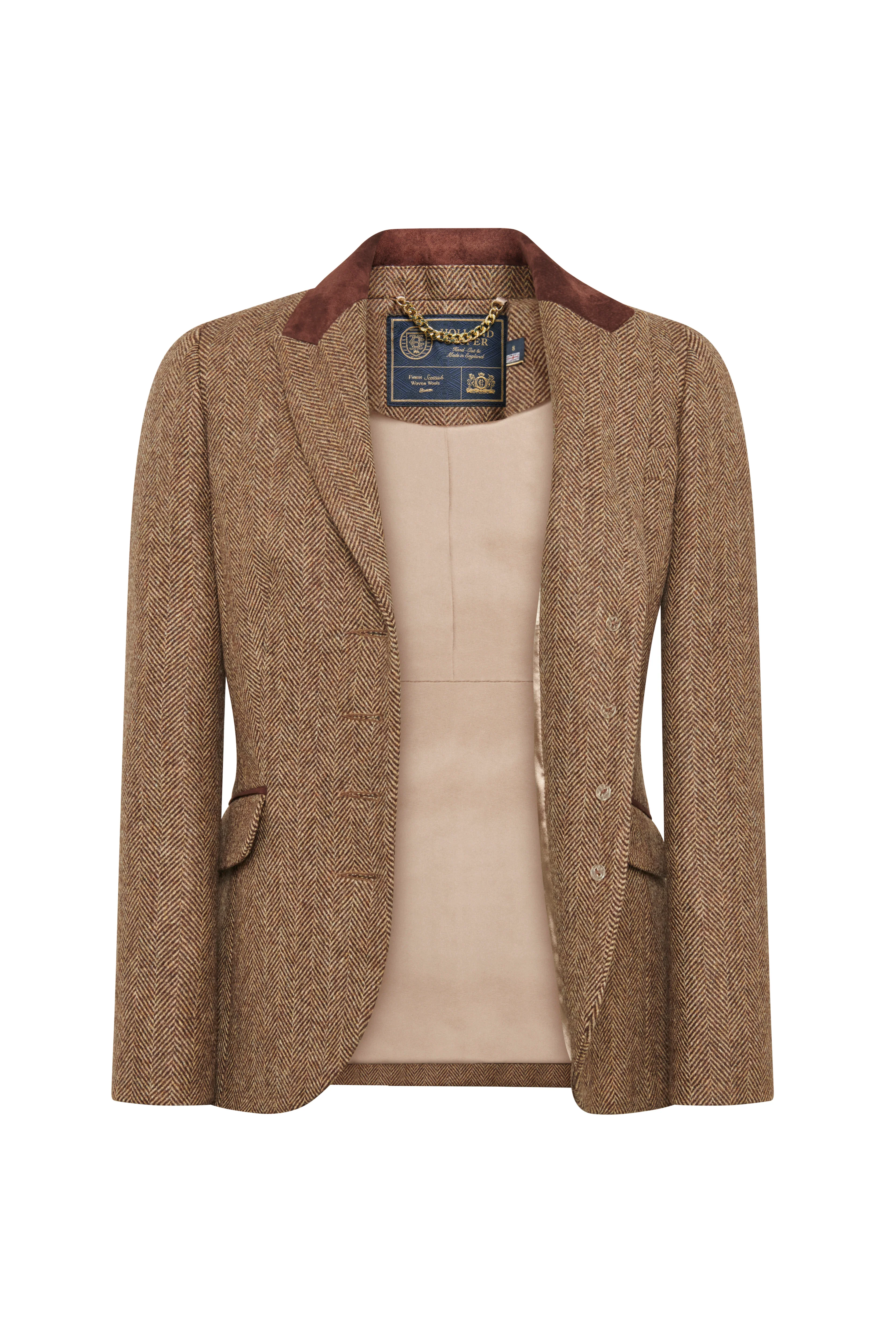 Hacking Jacket (Large Scale Brown Herringbone) - Image 6