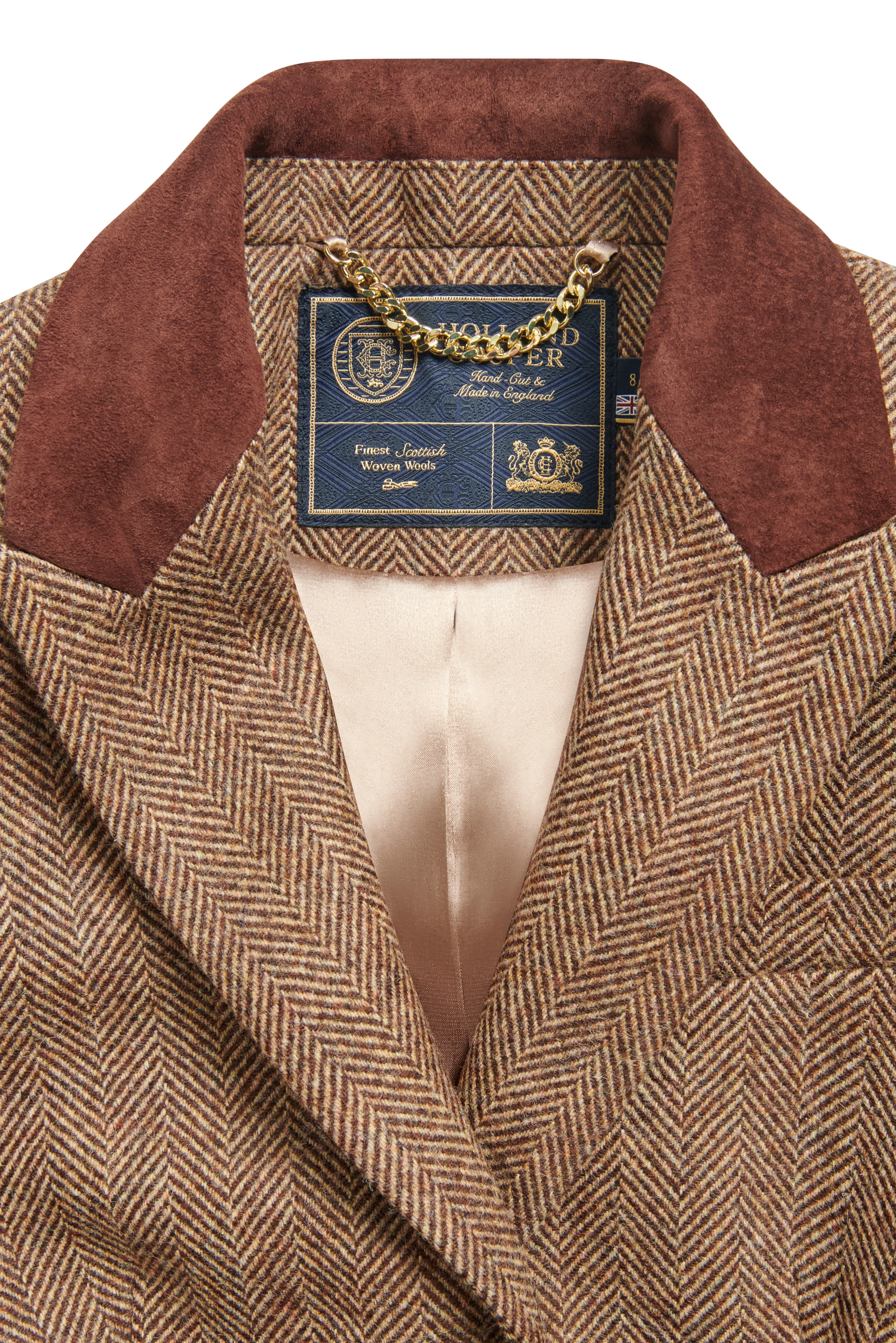 Hacking Jacket (Large Scale Brown Herringbone) - Image 7