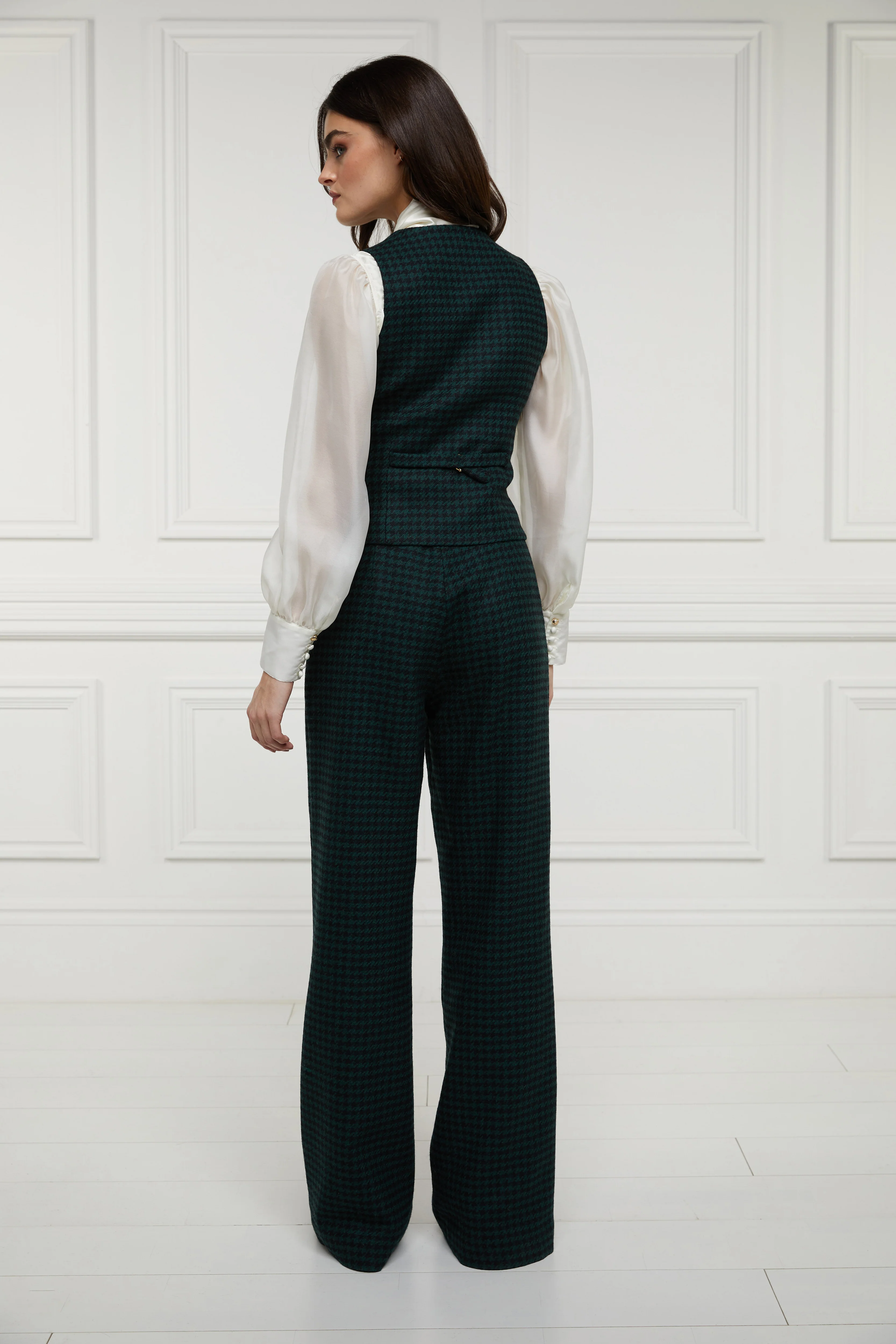 Hampton Waistcoat (Emerald Houndstooth) - Image 6