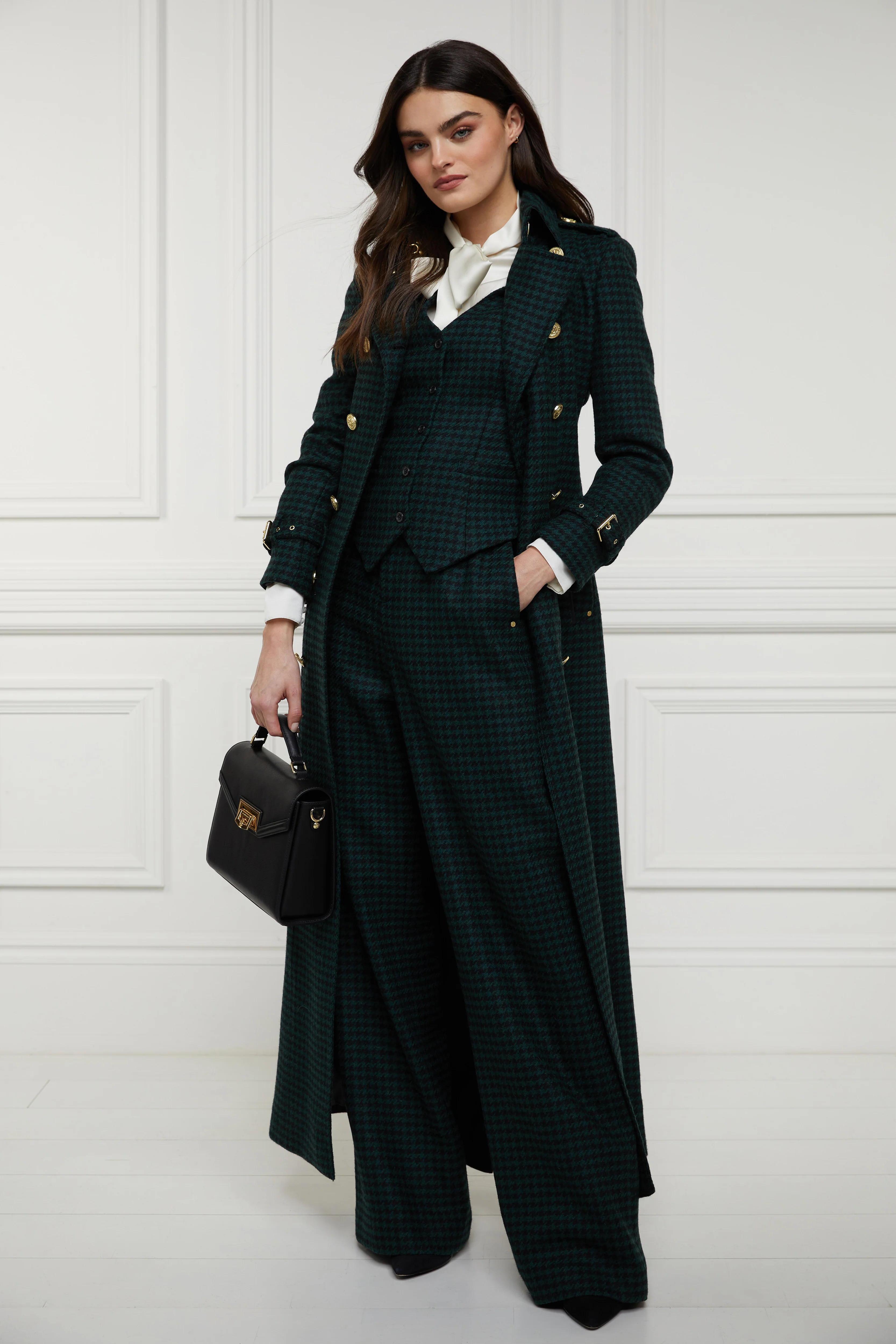 Hampton Waistcoat (Emerald Houndstooth) - Image 8