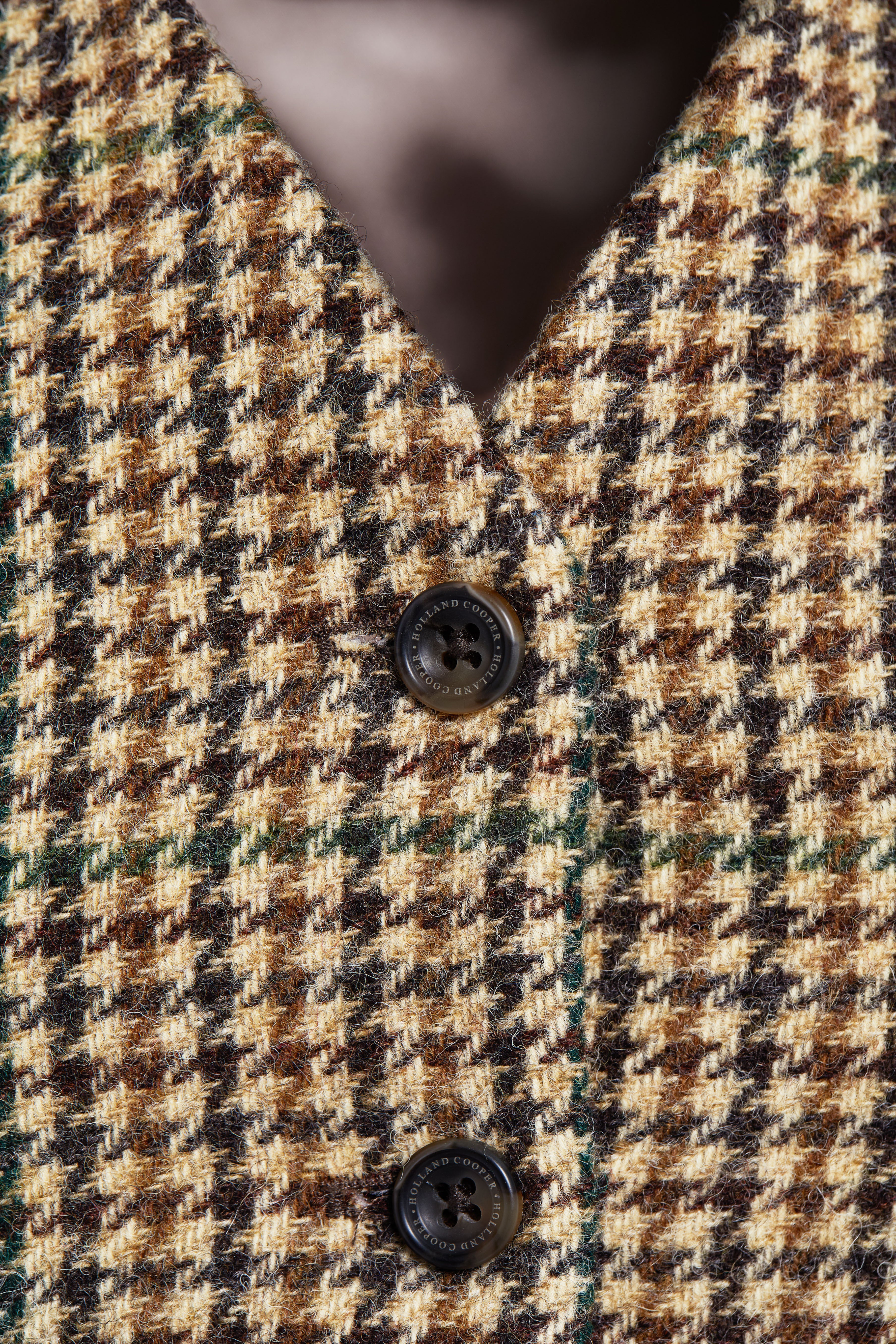 Hampton Waistcoat (Hailes Green Tweed) - Image 7