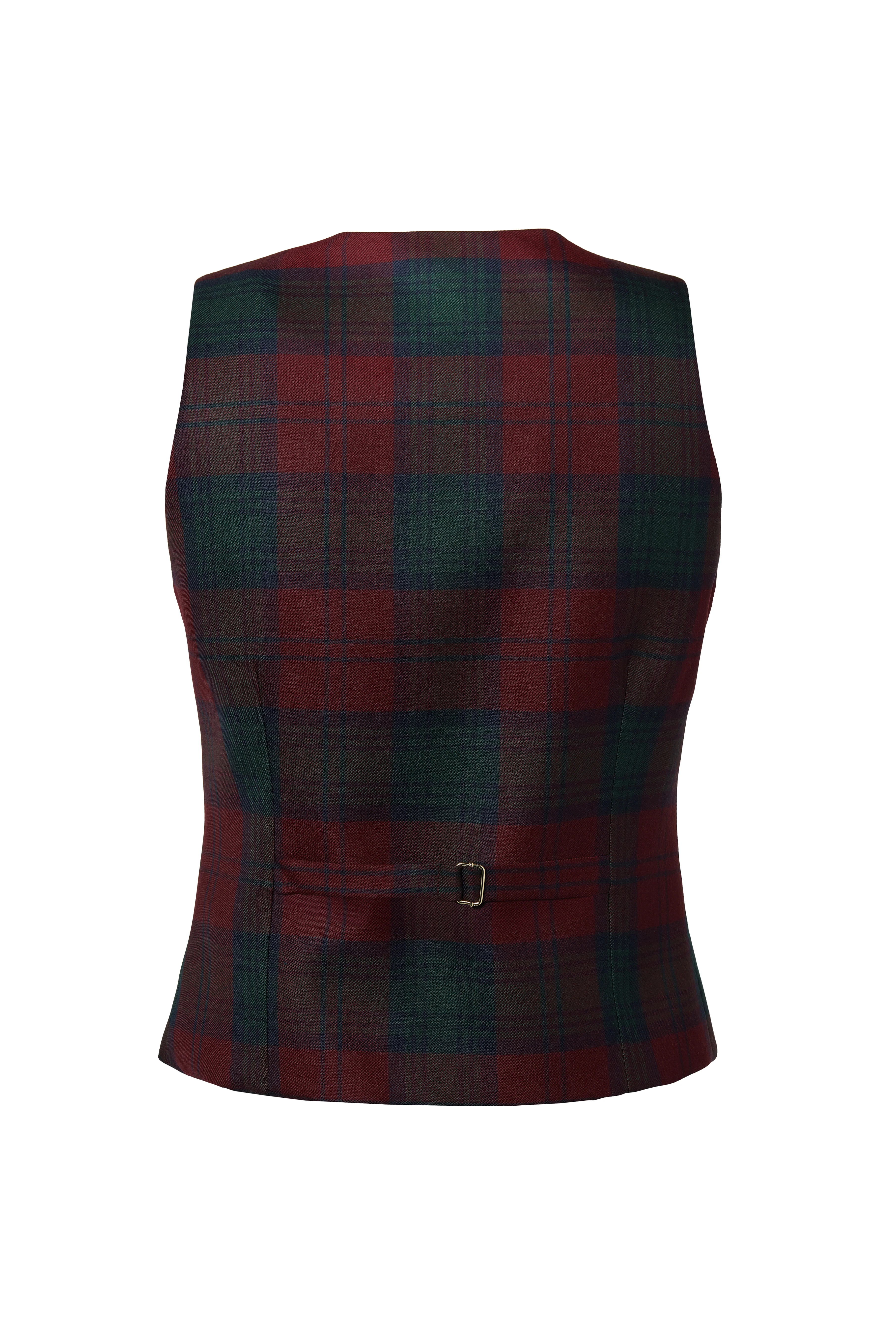 Hampton Waistcoat (Mulberry Tartan) - Image 6