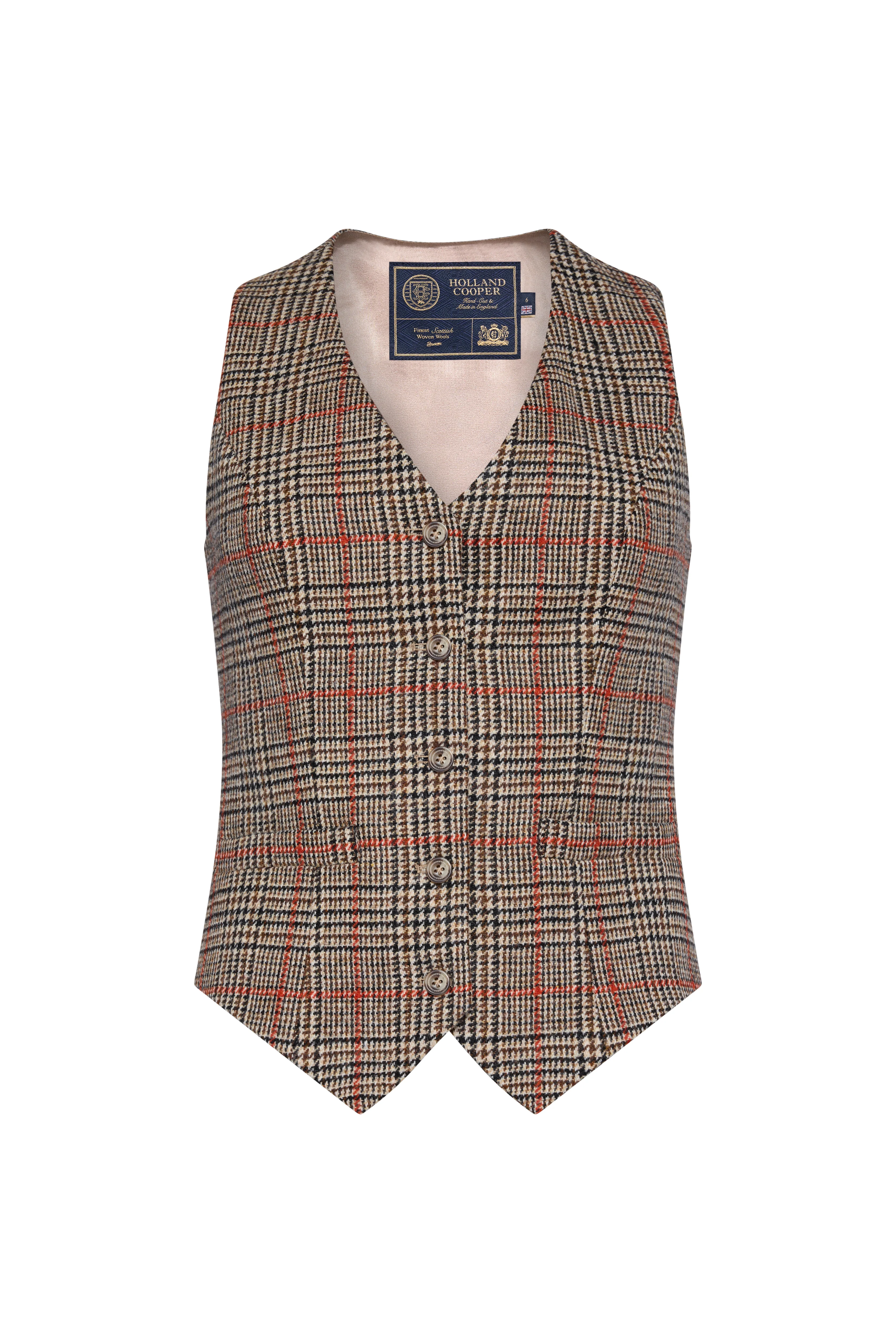 Hampton Waistcoat (Orange Windsor) - Image 4