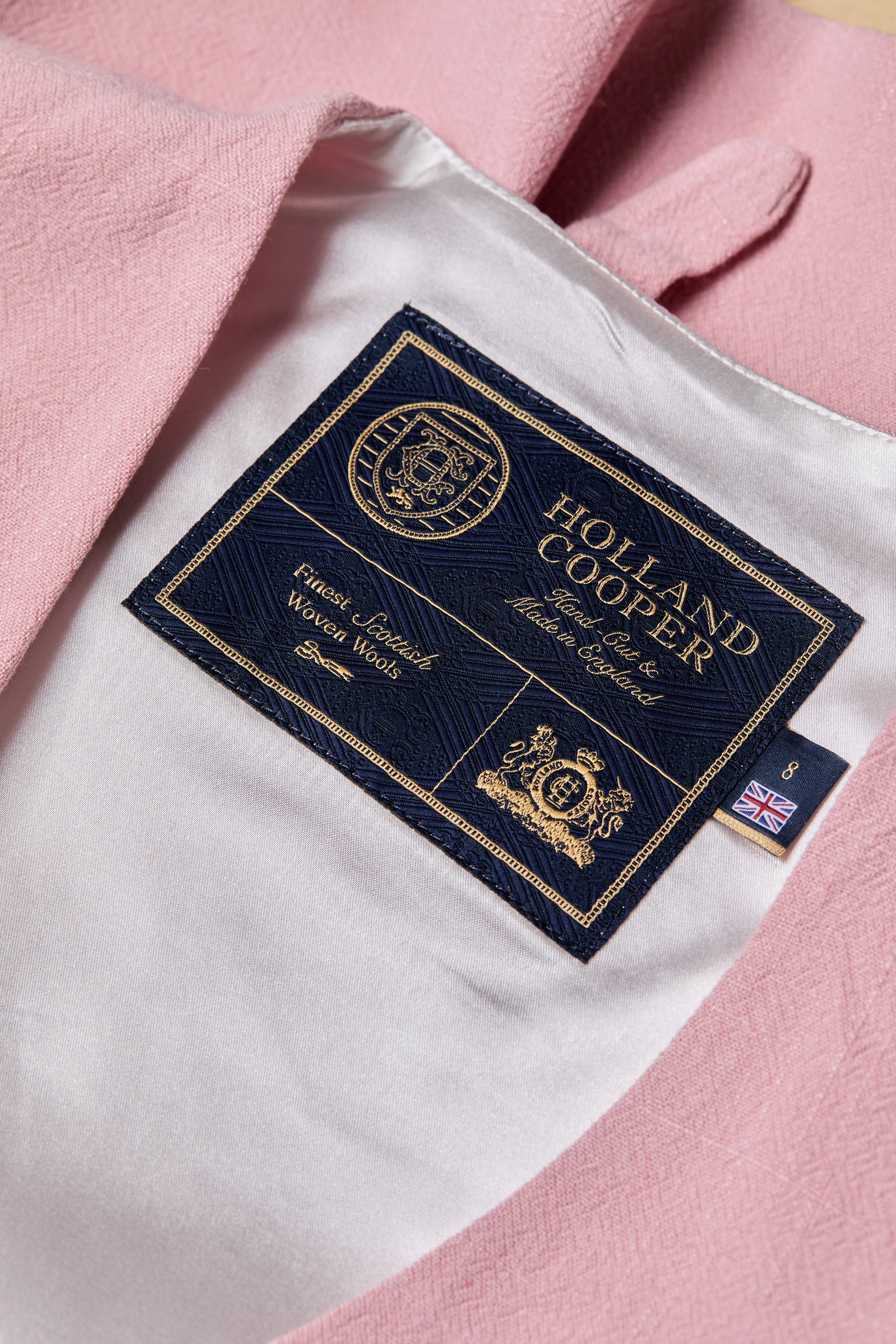 Hampton Waistcoat (Pink Linen) - Image 8