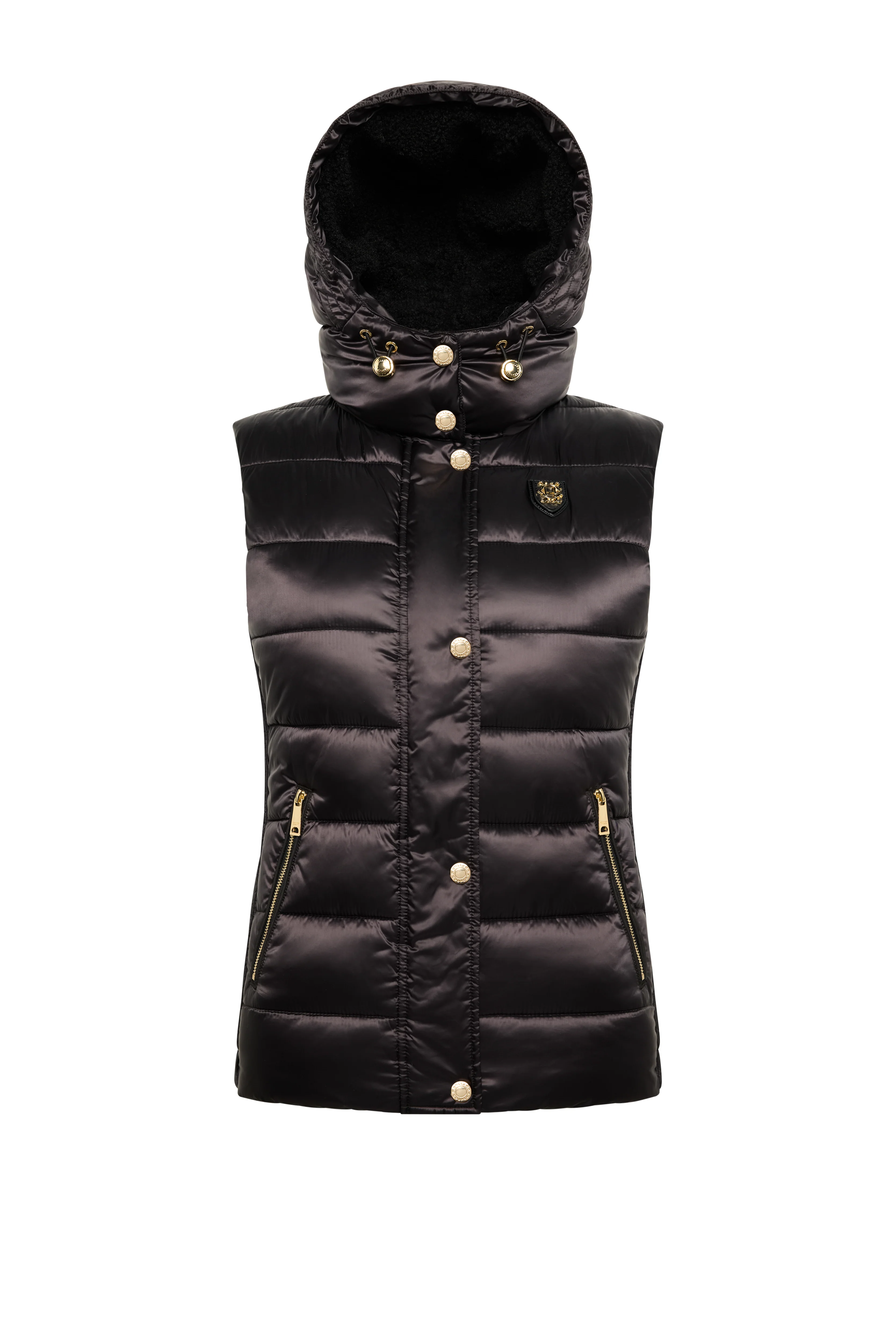 Harlow Sherpa Gilet (Deep Black) - Image 4