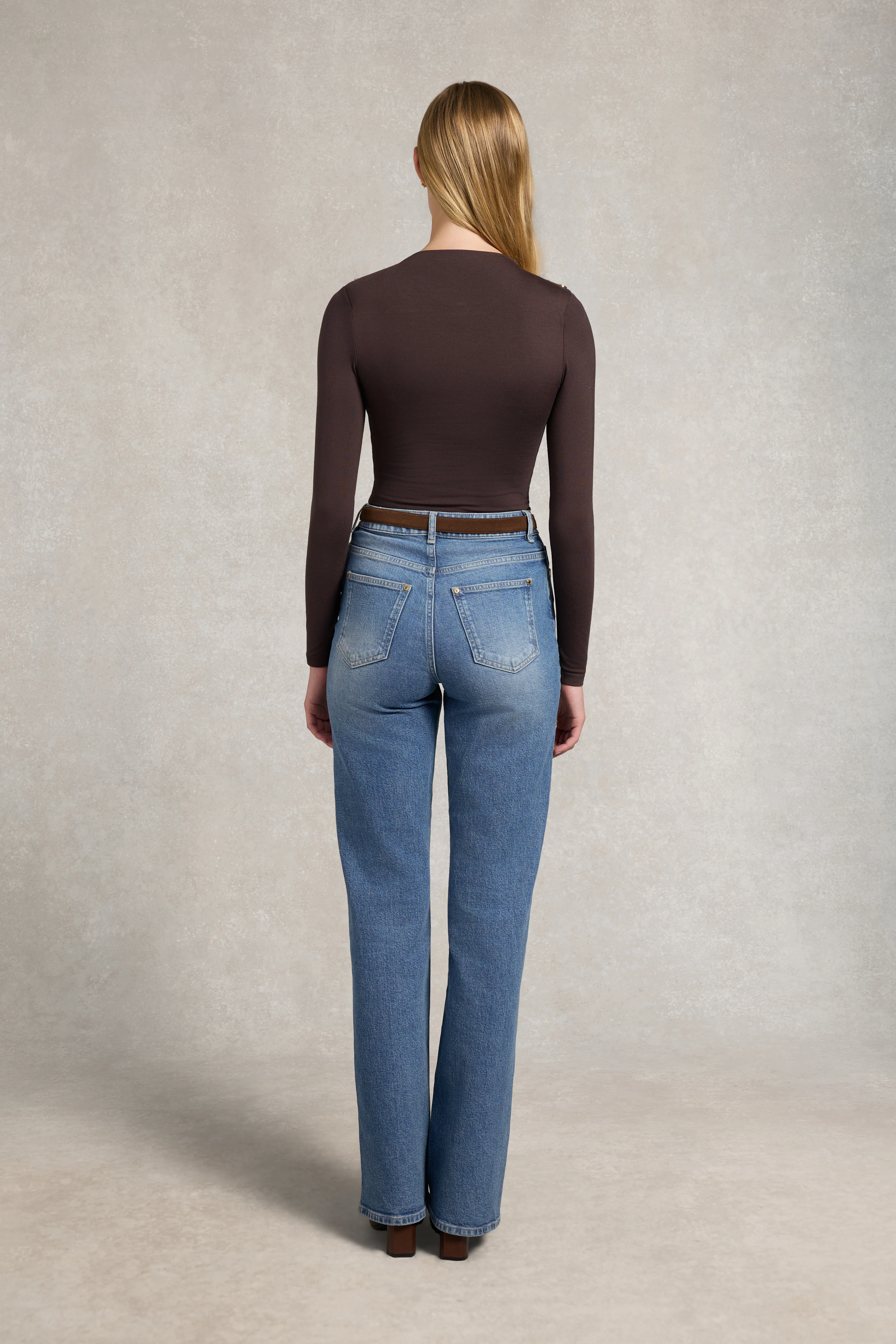 Harper Long Sleeve Top (Walnut) - Image 5
