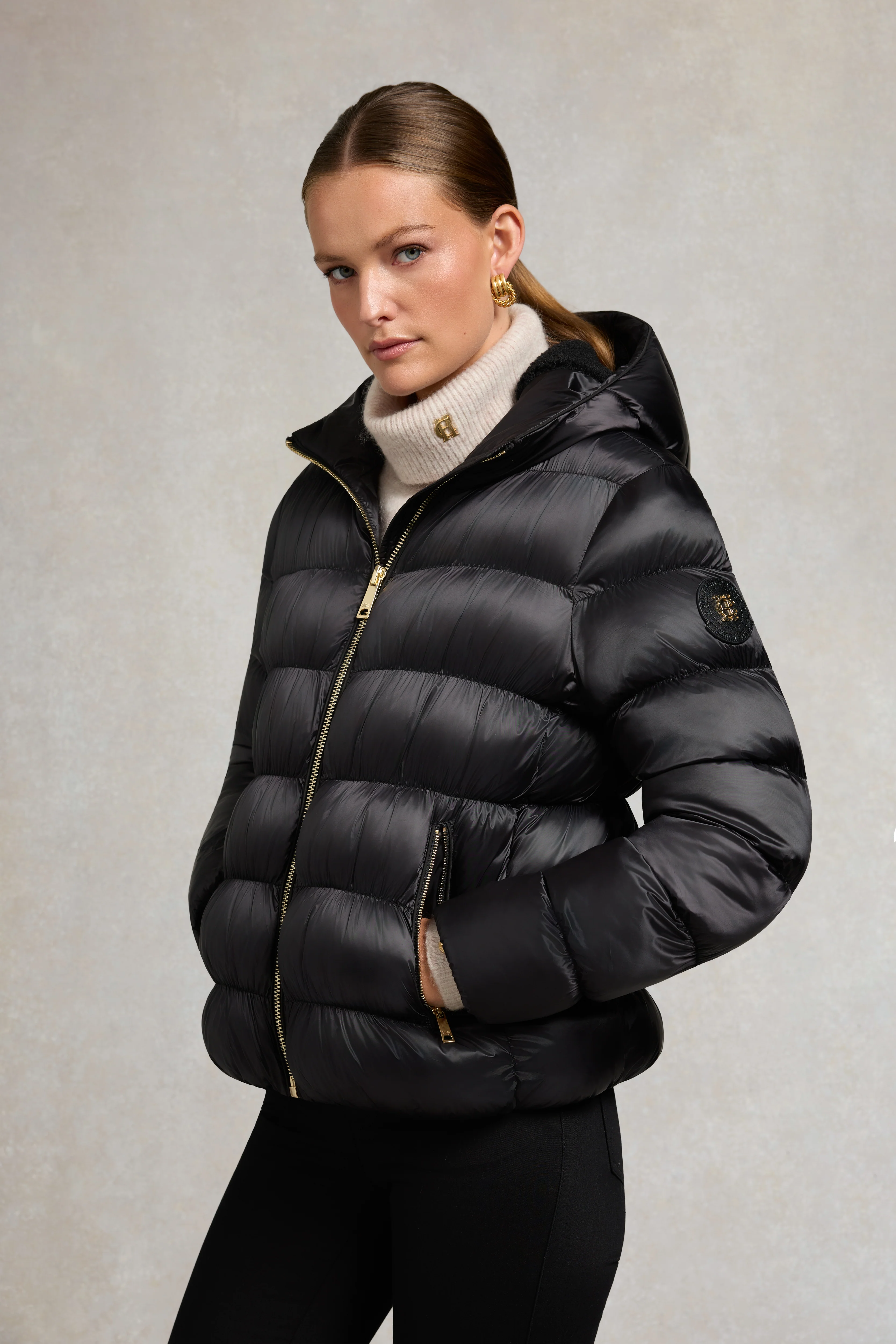 Harrow Padded Jacket (Deep Black) - Image 2