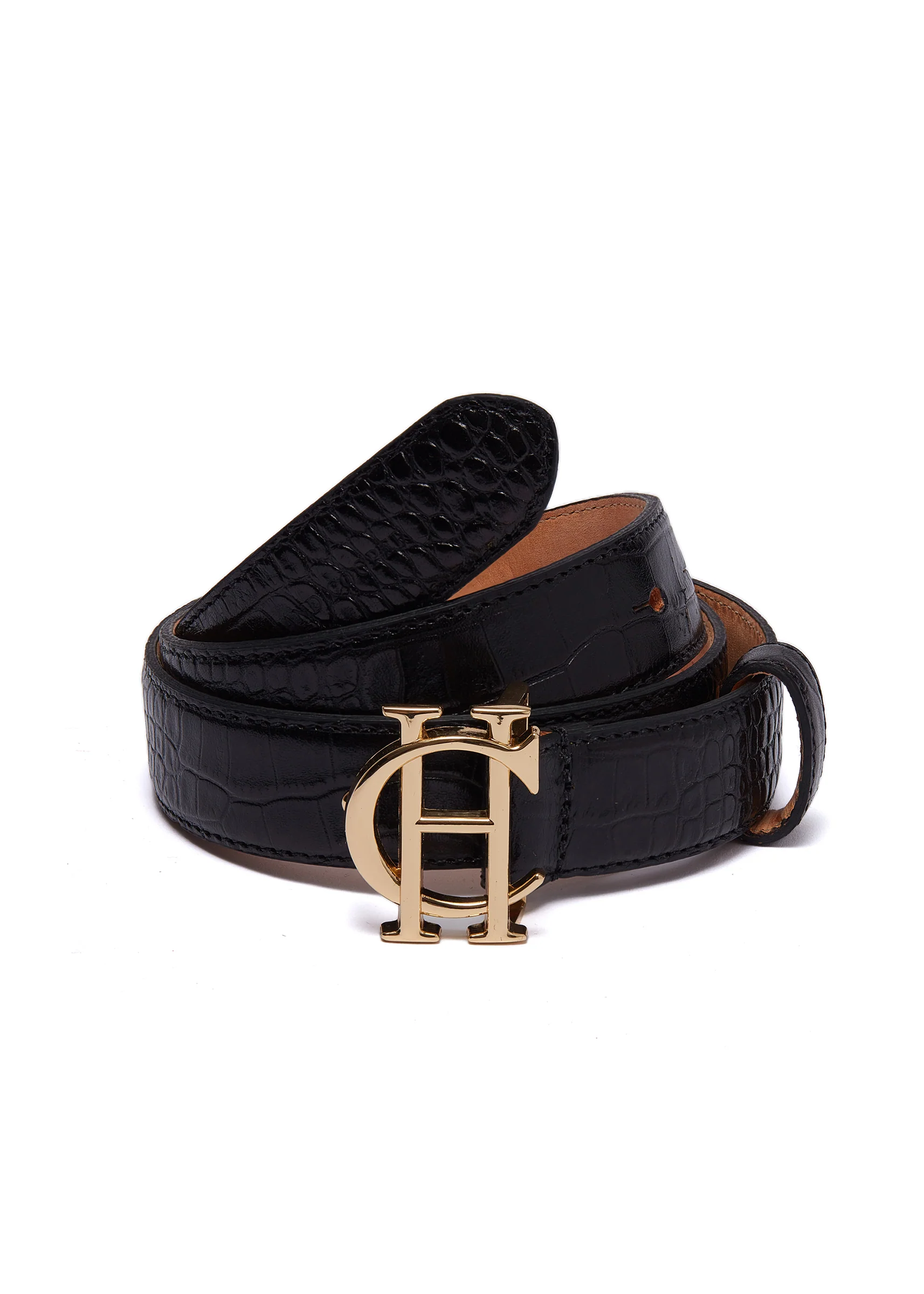 HC Classic Slim Belt (Black Croc) - Image 3