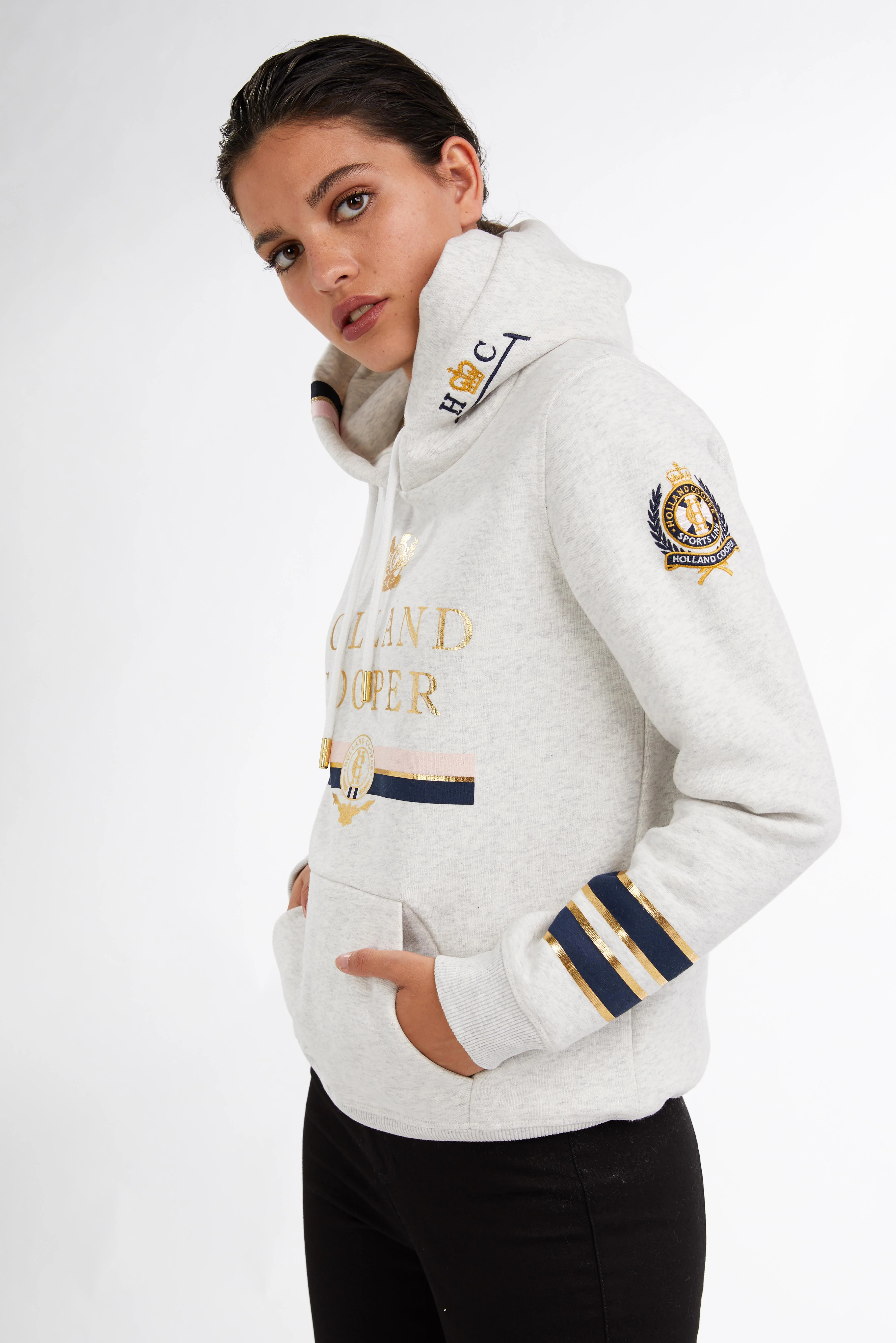 HC Heritage Hoodie (Ice Grey) - Image 7