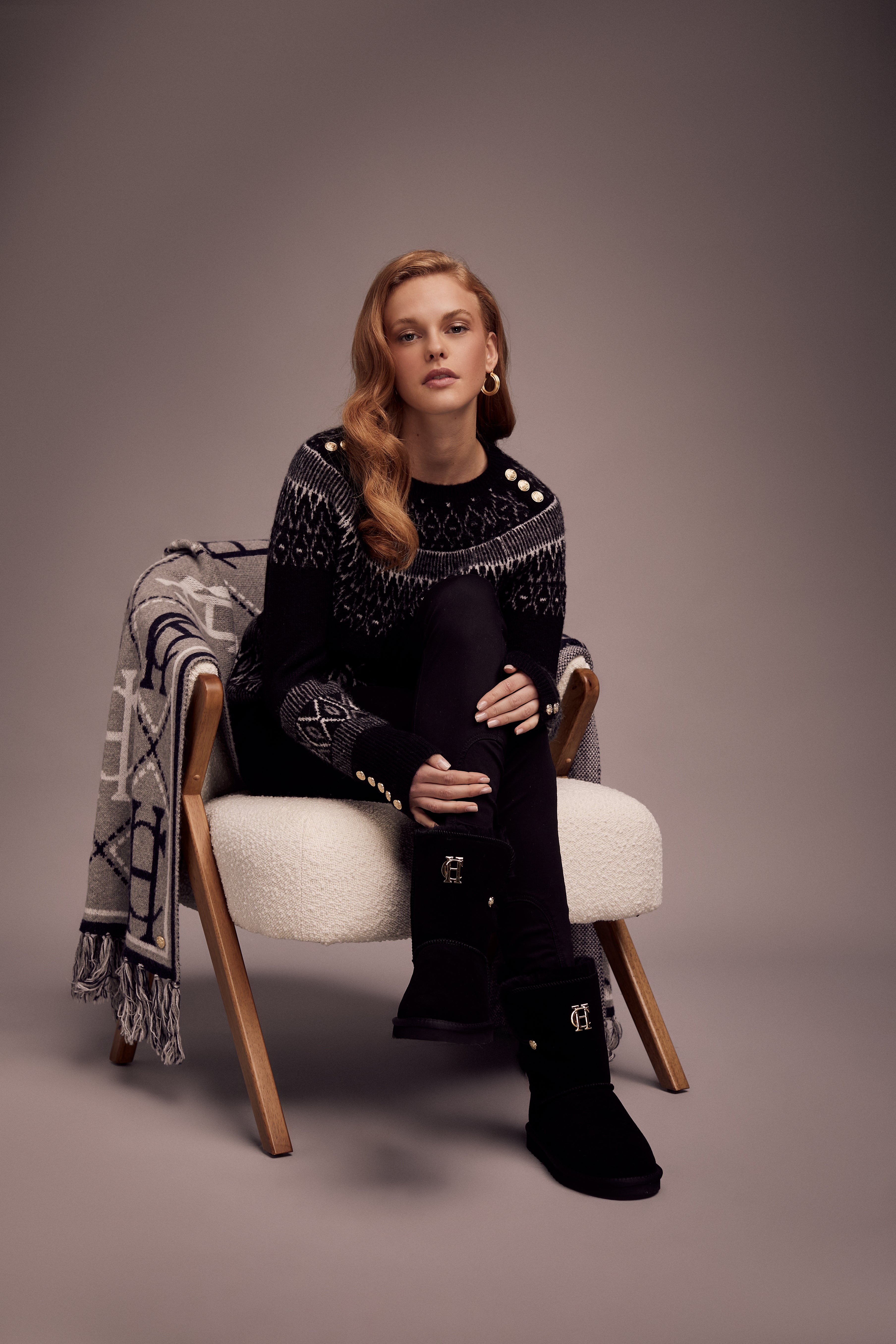 HC Shearling Boot (Black) - Image 4