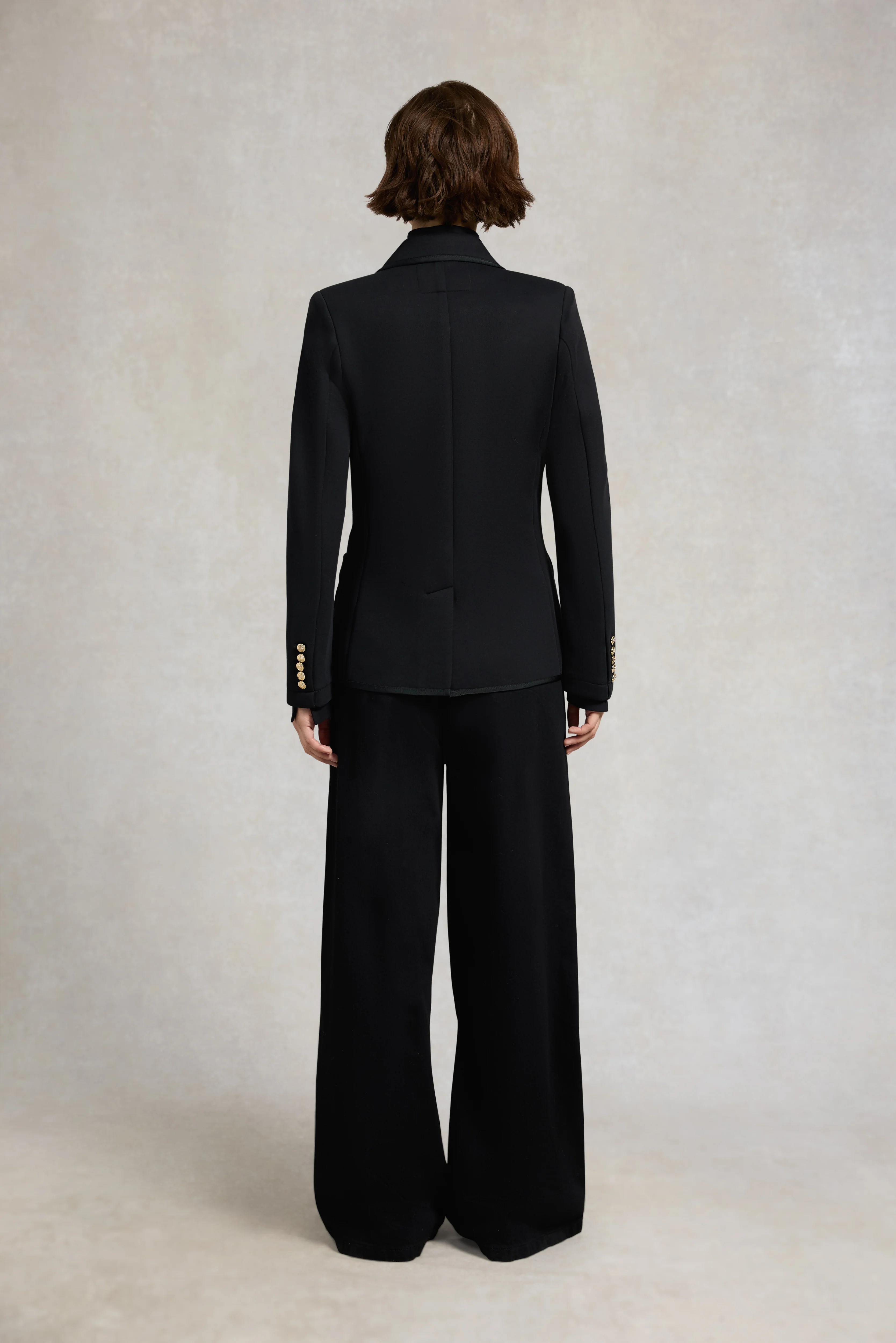Henley Blazer (Black Black) - Image 6