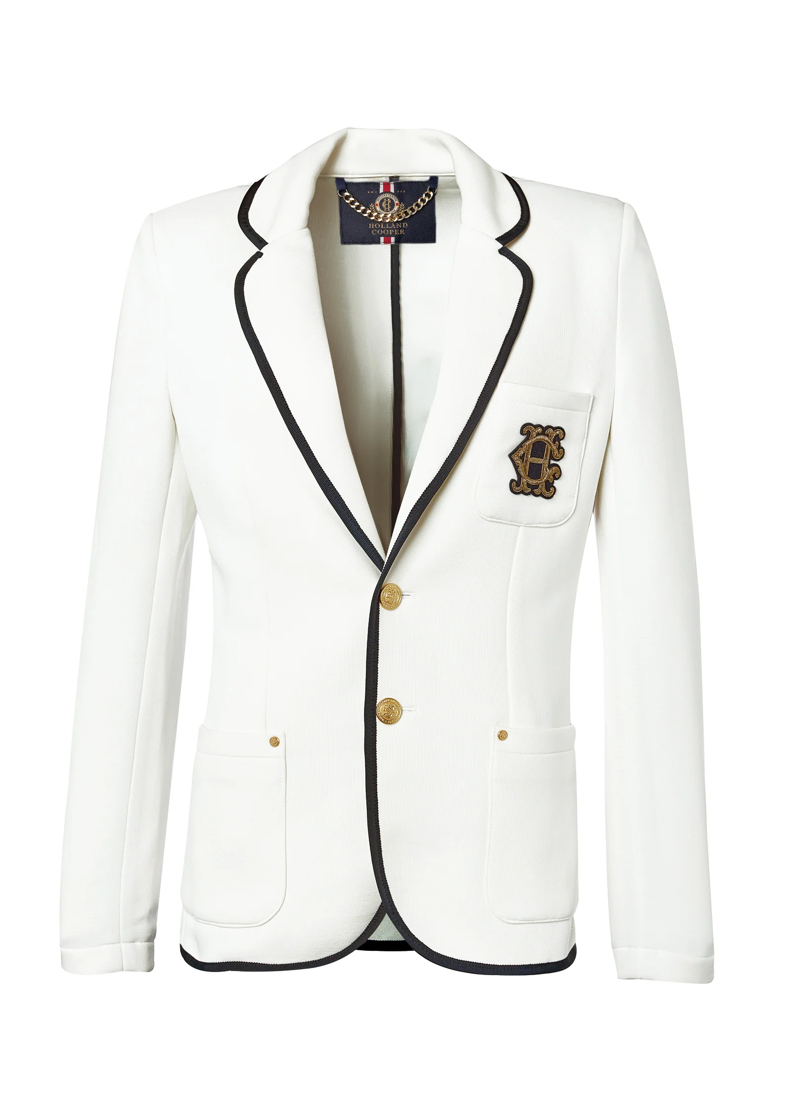 Henley Blazer (Cream) - Image 4