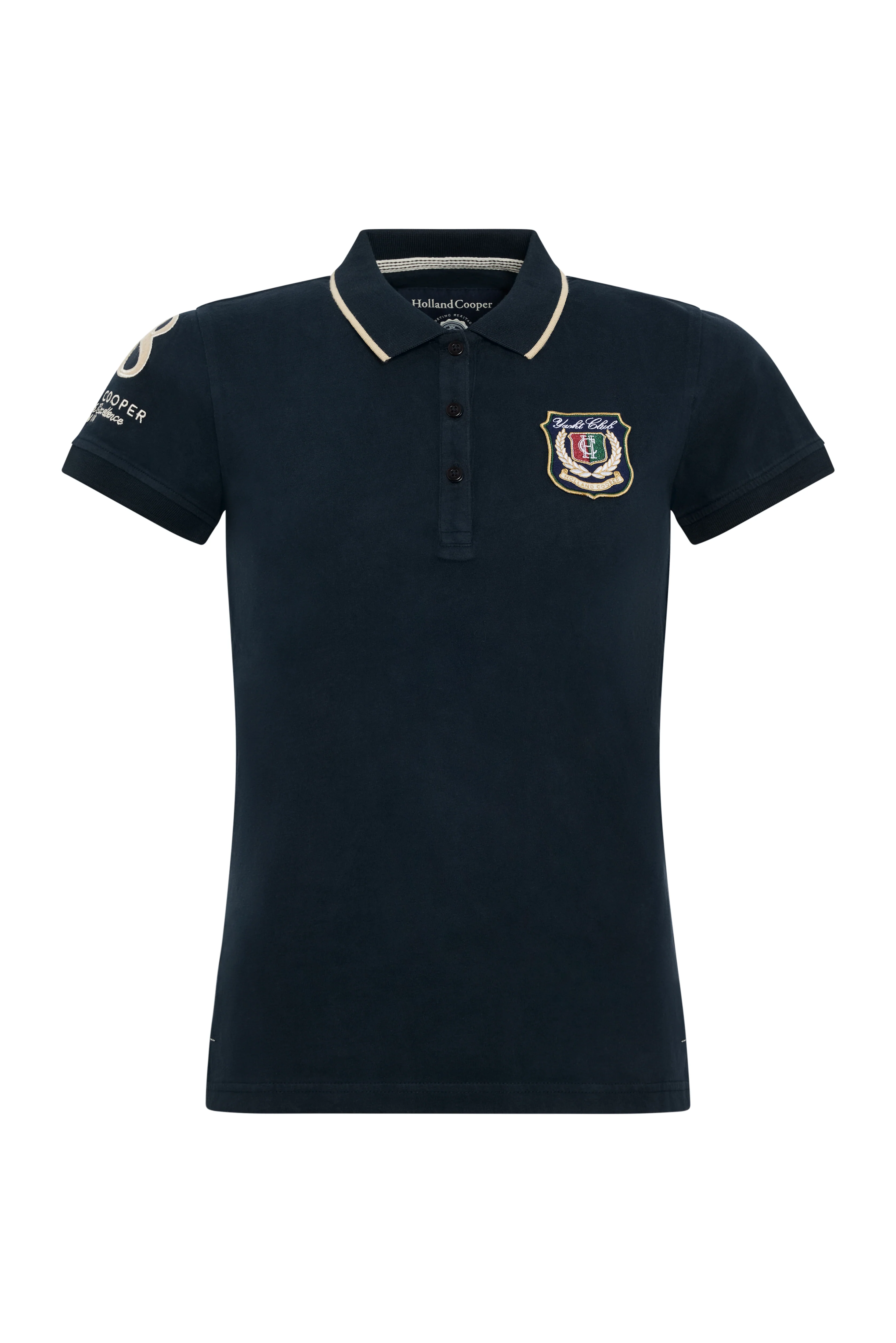 Heritage Short Sleeve Polo Shirt (Ink Navy) - Image 6