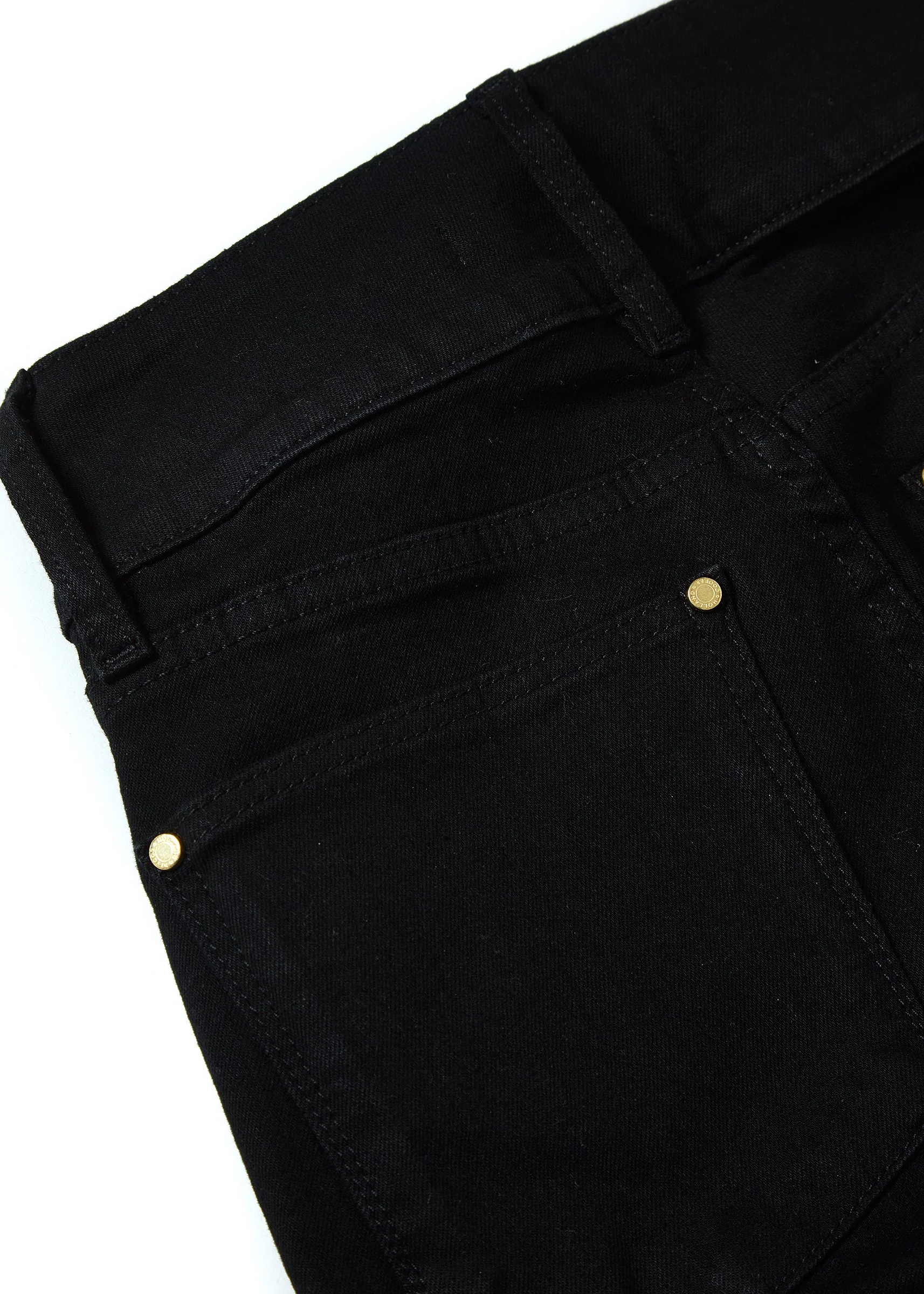 High Rise Flared Jean (Stay Black) - Image 8