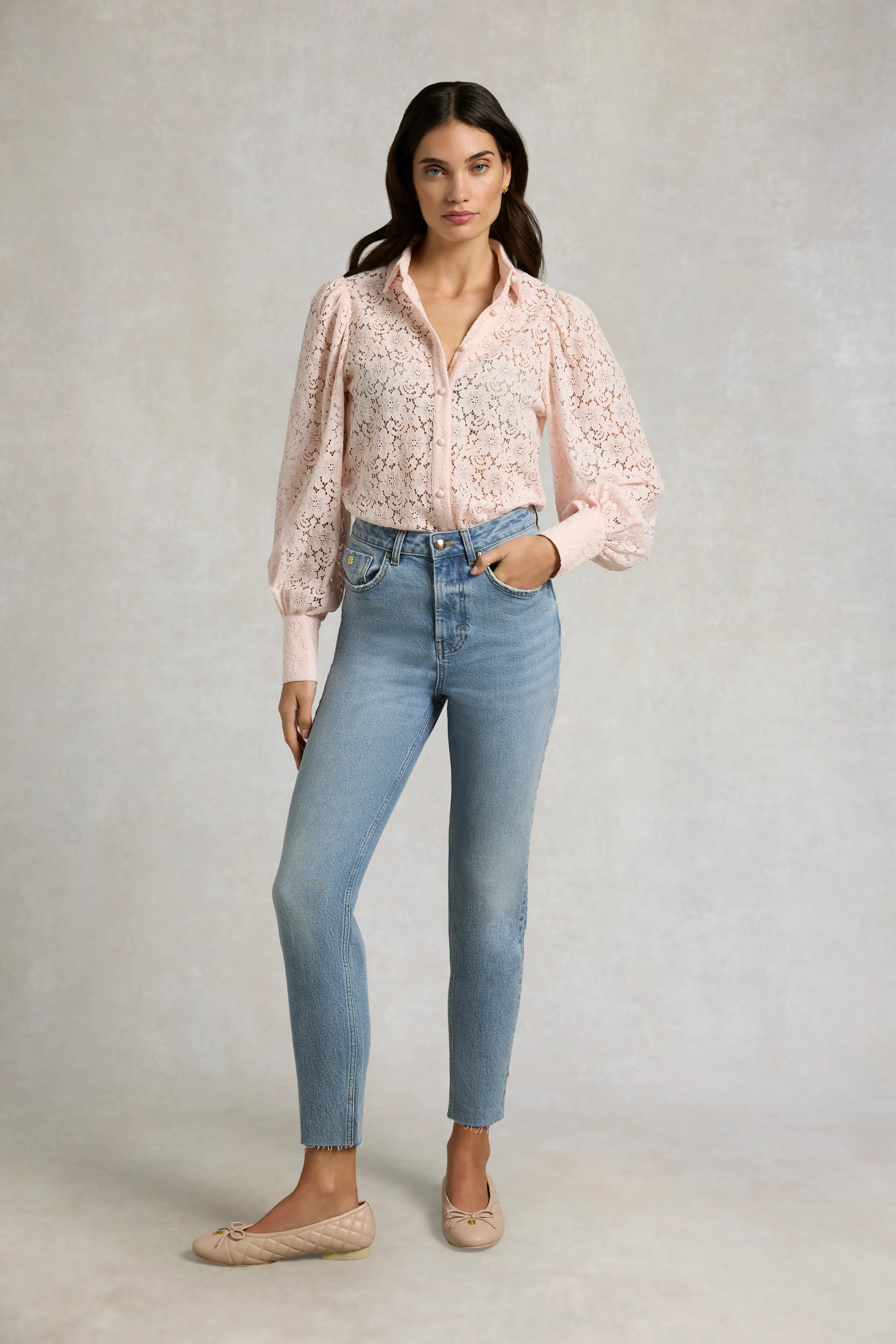 High Rise Slim Jean (Vintage Denim)